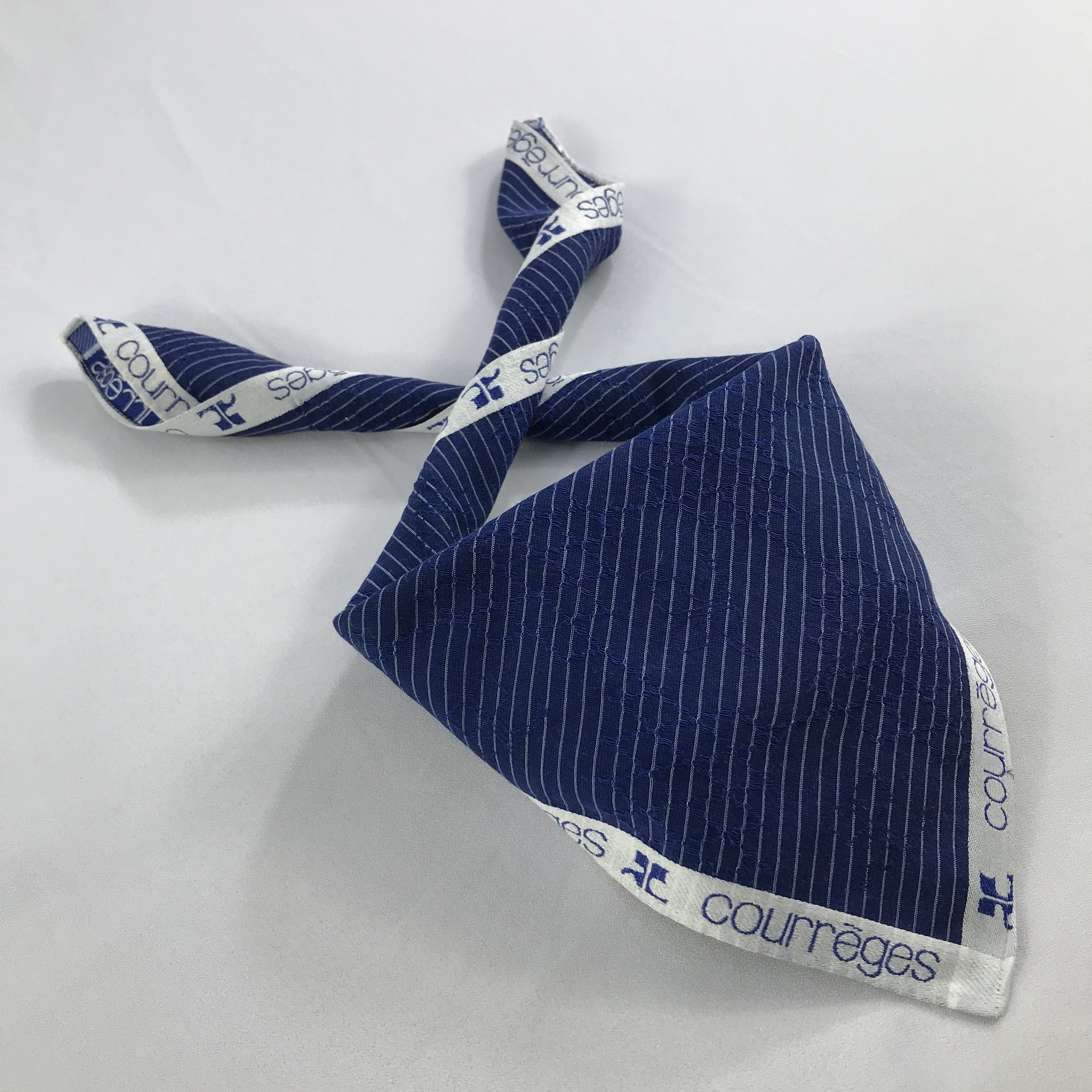 Courreges × Vintage Courreges Bandana / Handkerchief / Neckerchief - S2578 Size ONE SIZE - 4 Thumbnail