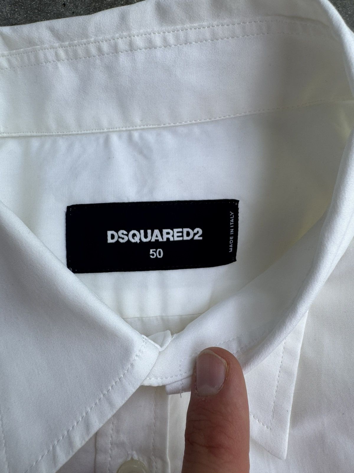 Dsquared2 DSQUARED2 White Button-up shirt dan&dan brothers designer Size US L / EU 52-54 / 3 - 2 Thumbnail