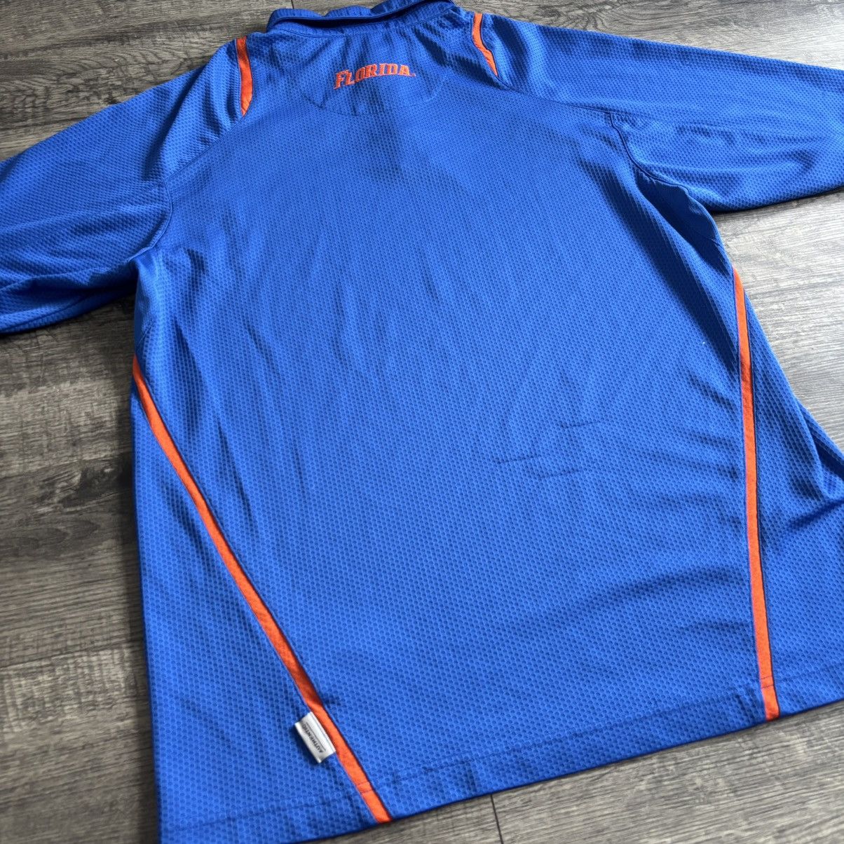 Nike Nike Team Florida Gators Blue Dri-Fit Polo Size US L / EU 52-54 / 3 - 6 Thumbnail