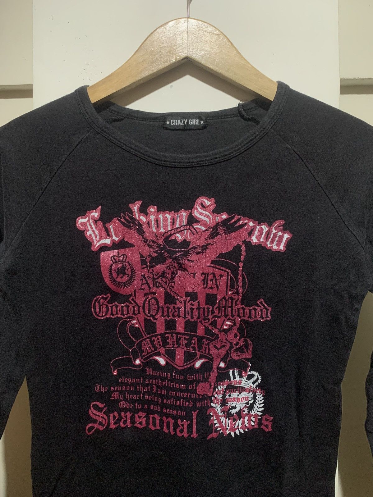 Hysteric Glamour × Undercover Japanese Crazy Girl Gothic Poem Long Sleeve T Shirt Size US L / EU 52-54 / 3 - 5 Thumbnail