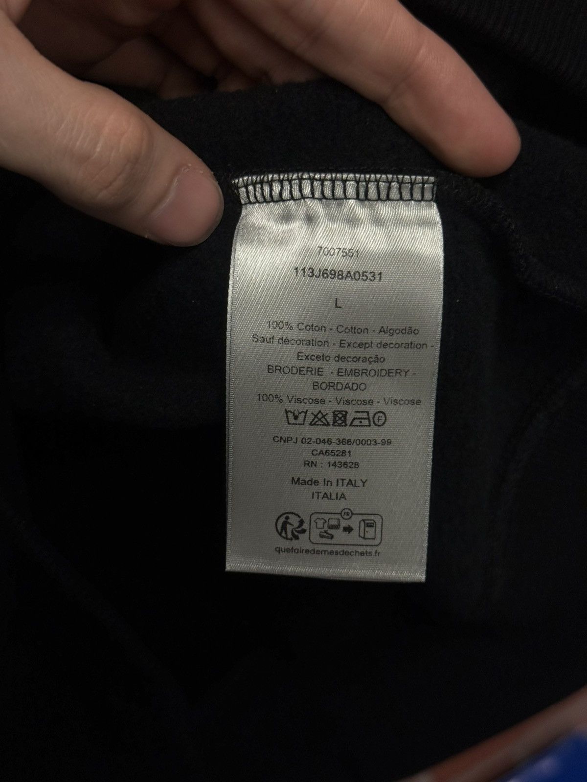 Dior Dior CD Icon Hoodie Brand New Size Large $1150 Retail Size US L / EU 52-54 / 3 - 11 Thumbnail