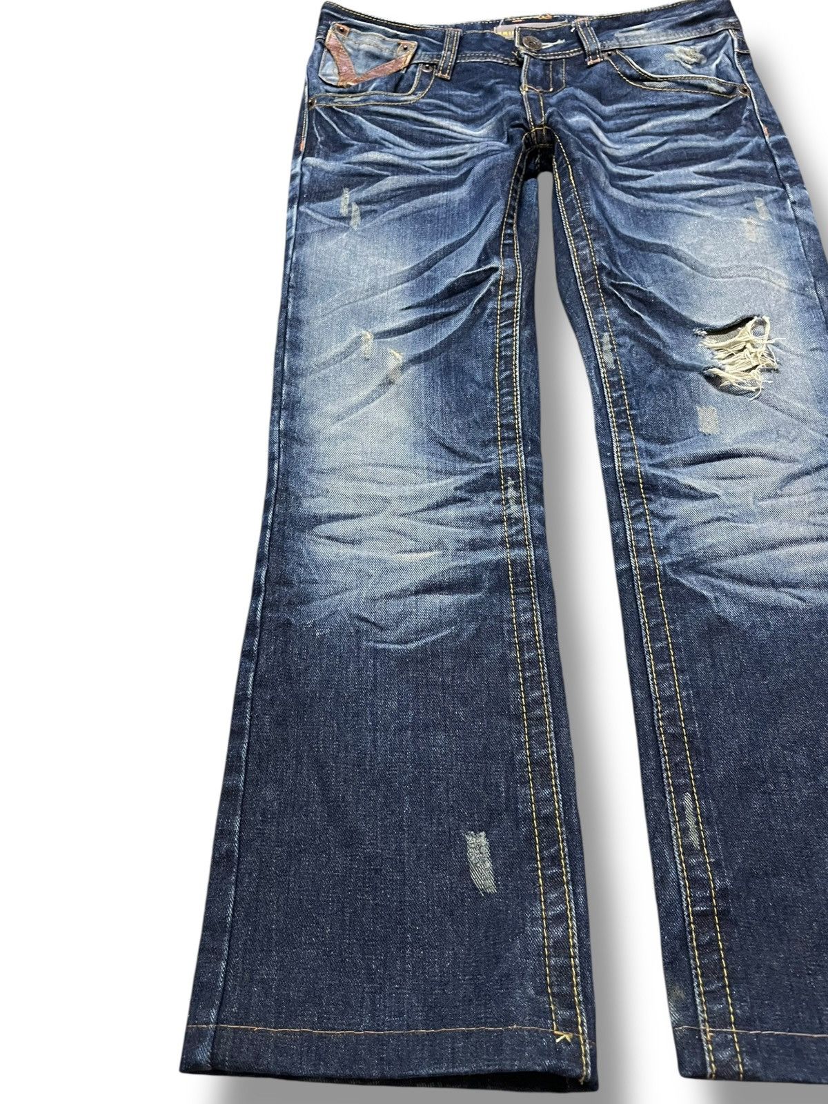 Trinity The Label Vintage Trinity Jeans Whiskers Denim Size US 32 / EU 48 - 4 Thumbnail