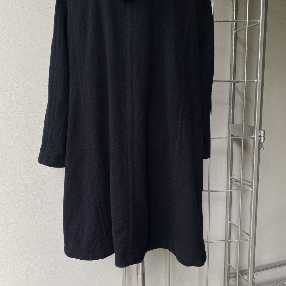 Zucca ZUCCA Black Wool Coat Size M / US 6-8 / IT 42-44 - 9 Thumbnail