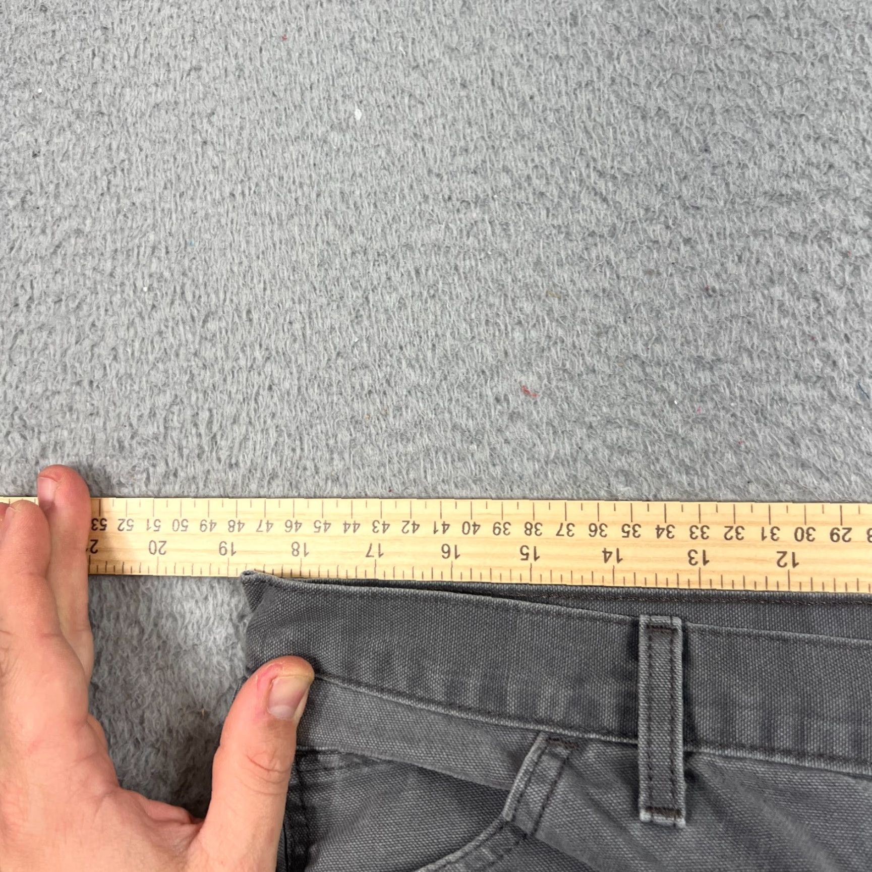 Dickies VTG Dickies Pants Mens 36x30 Gray Canvas Carpenter Work Jeans 5-Pocket Regular Straight Mens Size US 36 / EU 52 - 5 Thumbnail