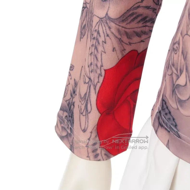 Comme des Garcons Comme des Garcons Blood Rose Tattoo Long Sleeve T-shirt Size XS / US 0-2 / IT 36-38 - 6 Thumbnail