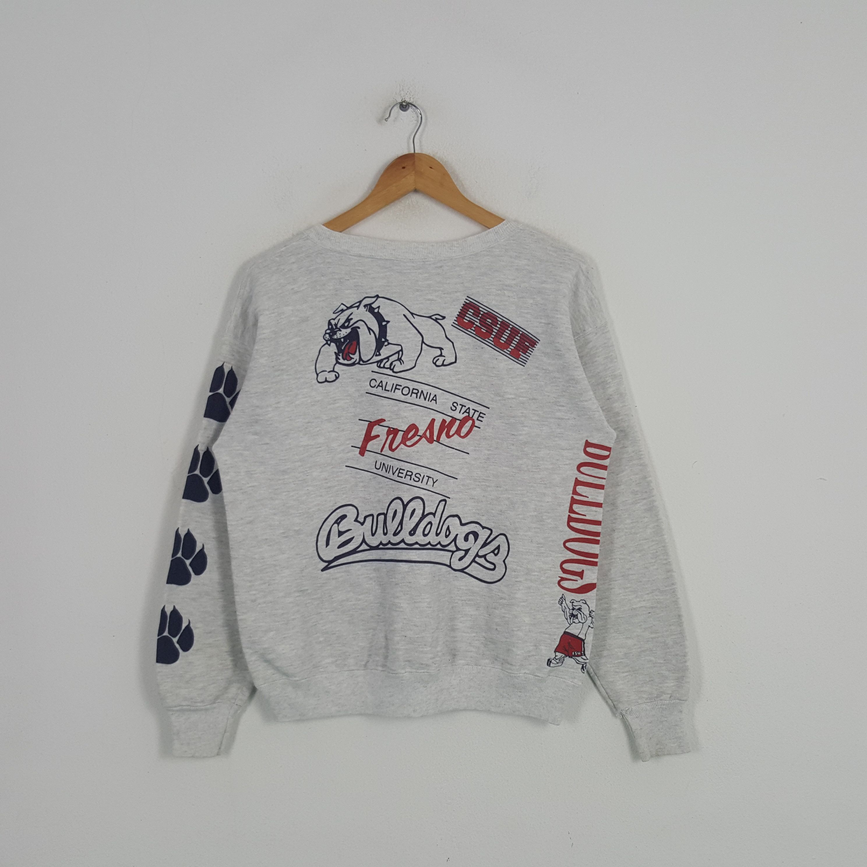 Lee × Vintage Vintage Lee X Fresno State Bulldogs Sportwear Sweatshirt Size US M / EU 48-50 / 2 - 1 Thumbnail