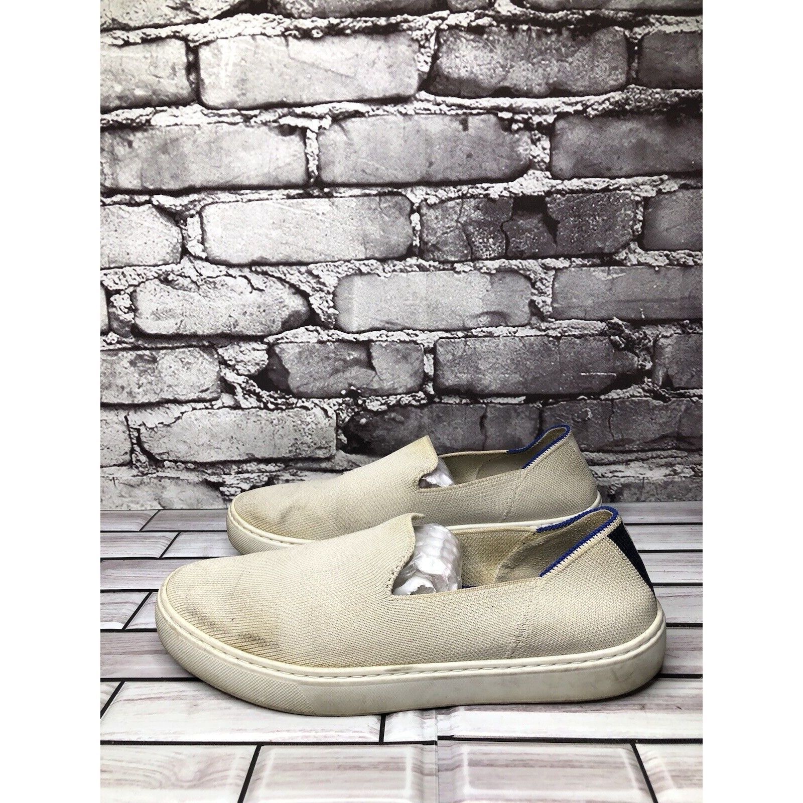 Other Rothy’s The Sneaker Ivory Knit Fabric Casual Comfort Shoes W Size US 8 / IT 38 - 5 Thumbnail