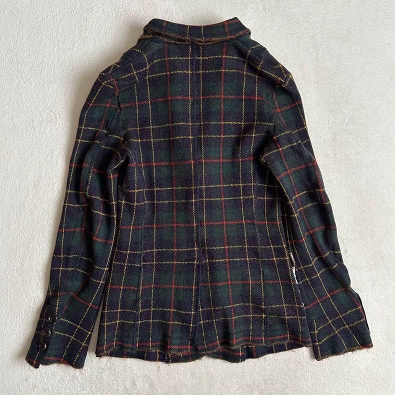 Comme des Garcons Comme des Garcons Wool blue-green plaid coat Size M / US 6-8 / IT 42-44 - 6 Thumbnail