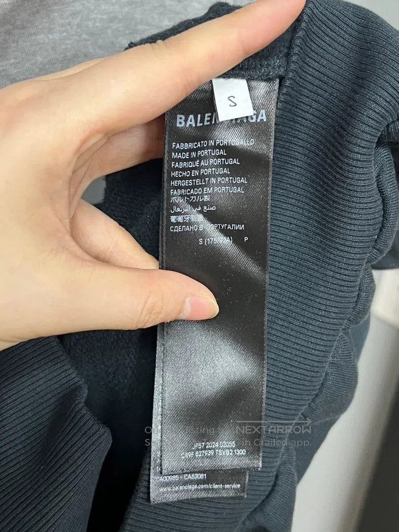 Balenciaga Balenciaga Colorblock Hooded Sweatshirt. Size US S / EU 44-46 / 1 - 5 Thumbnail