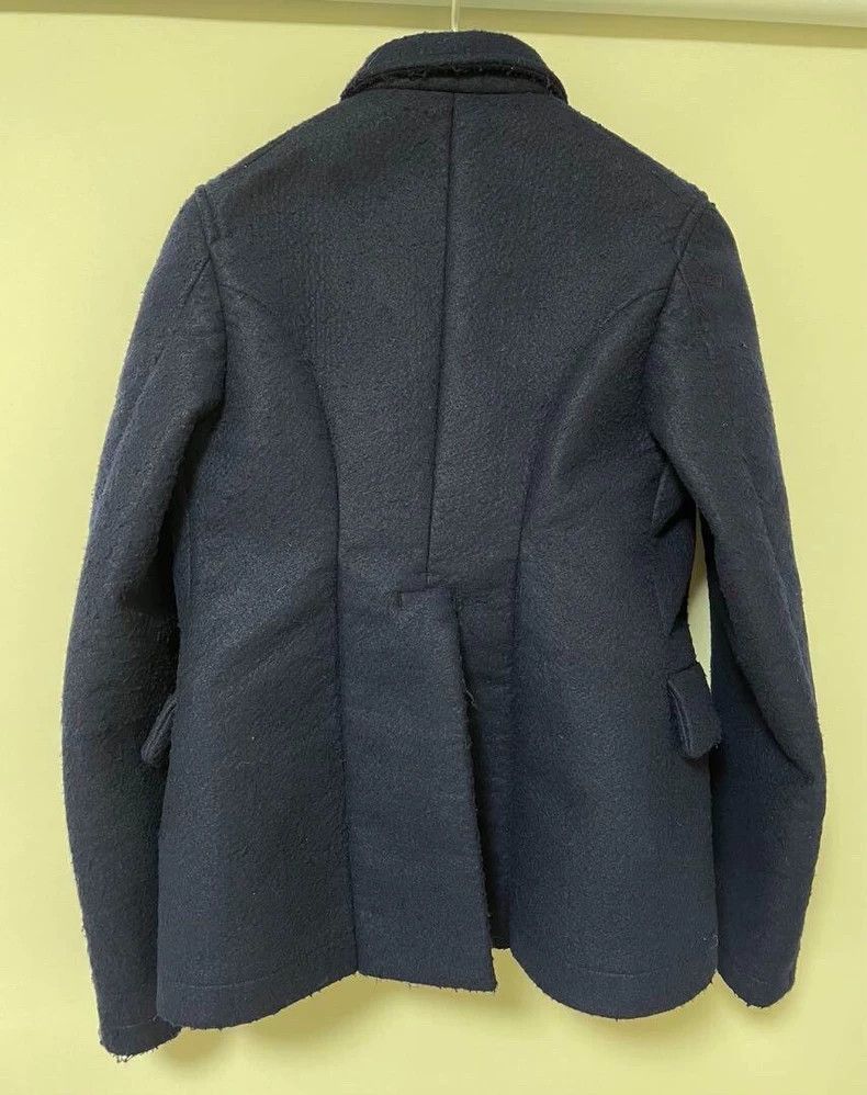Comme des Garcons Dark blue wool jacket coat