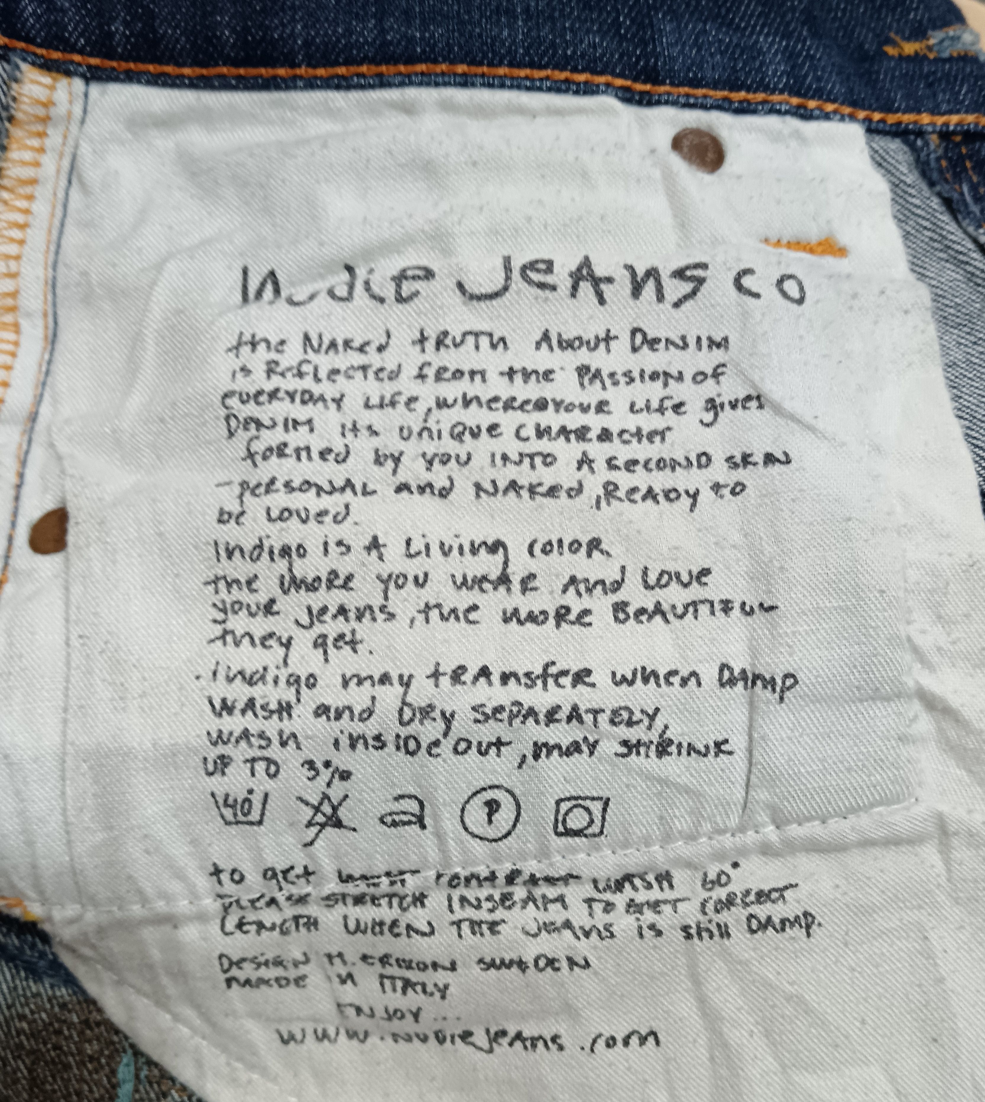 Nudie Jeans × Vintage VINTAGE NUDIE JEANS CO. DRY STRETCH PANT Size US 30 / EU 46 - 4 Thumbnail