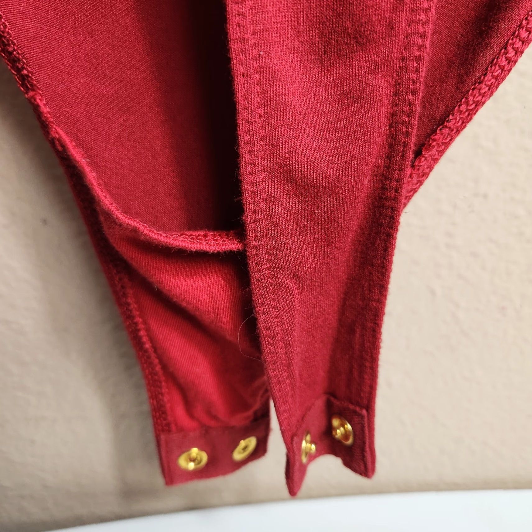 Banana Republic Banana Republic Womens L Mulled Cranberry Luxespun Cowl-Neck Bodysuit Shirt Size L / US 10 / IT 46 - 4 Thumbnail
