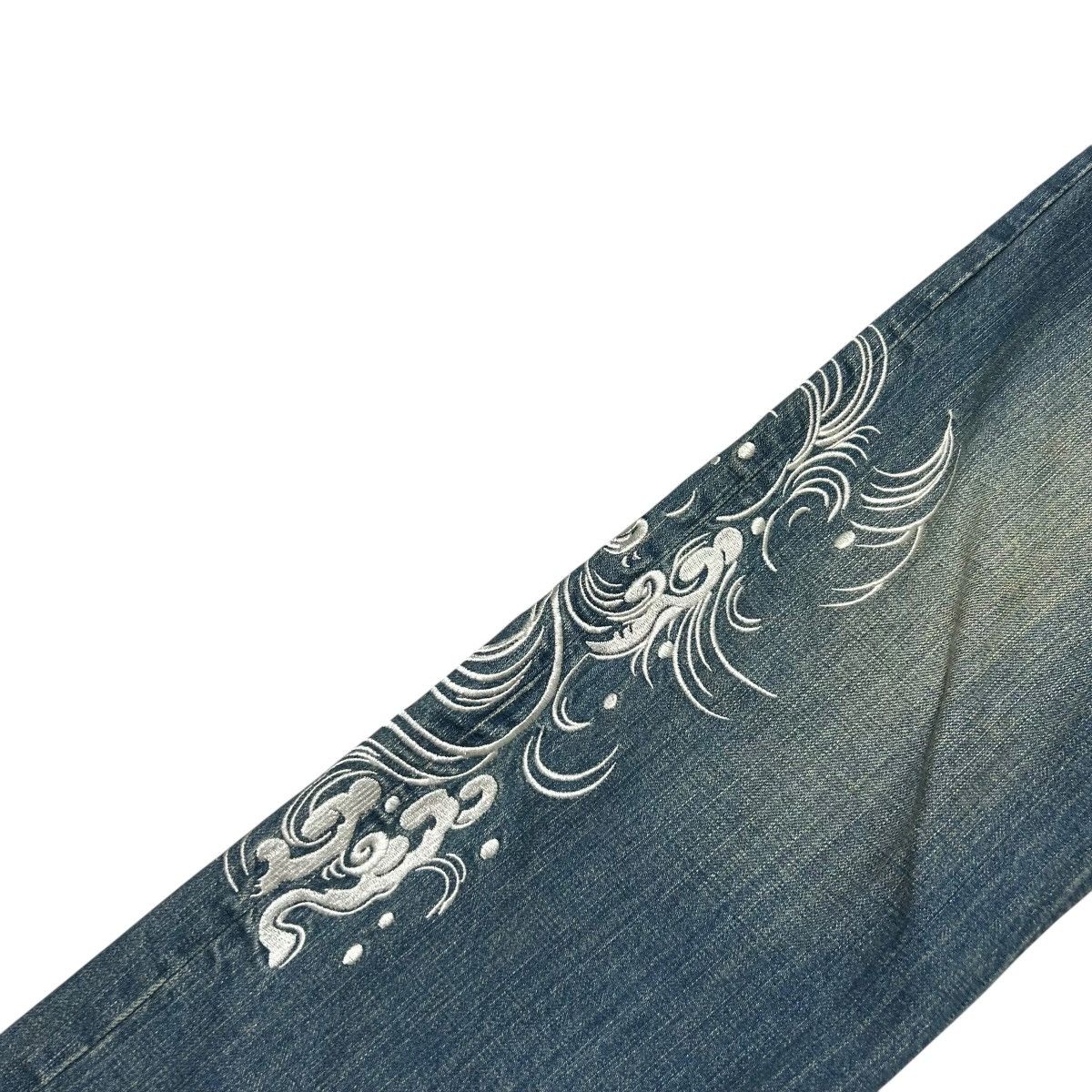 Karakuri Tamashii 369 Karakuri Tamashii jeans embroidered denim blue archive Size US 30 / EU 46 - 13 Thumbnail