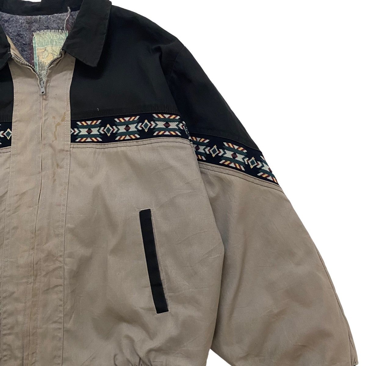 Vintage ⚡️Vintage Canyon Guide wool blanket zipper jacket Size US L / EU 52-54 / 3 - 4 Thumbnail