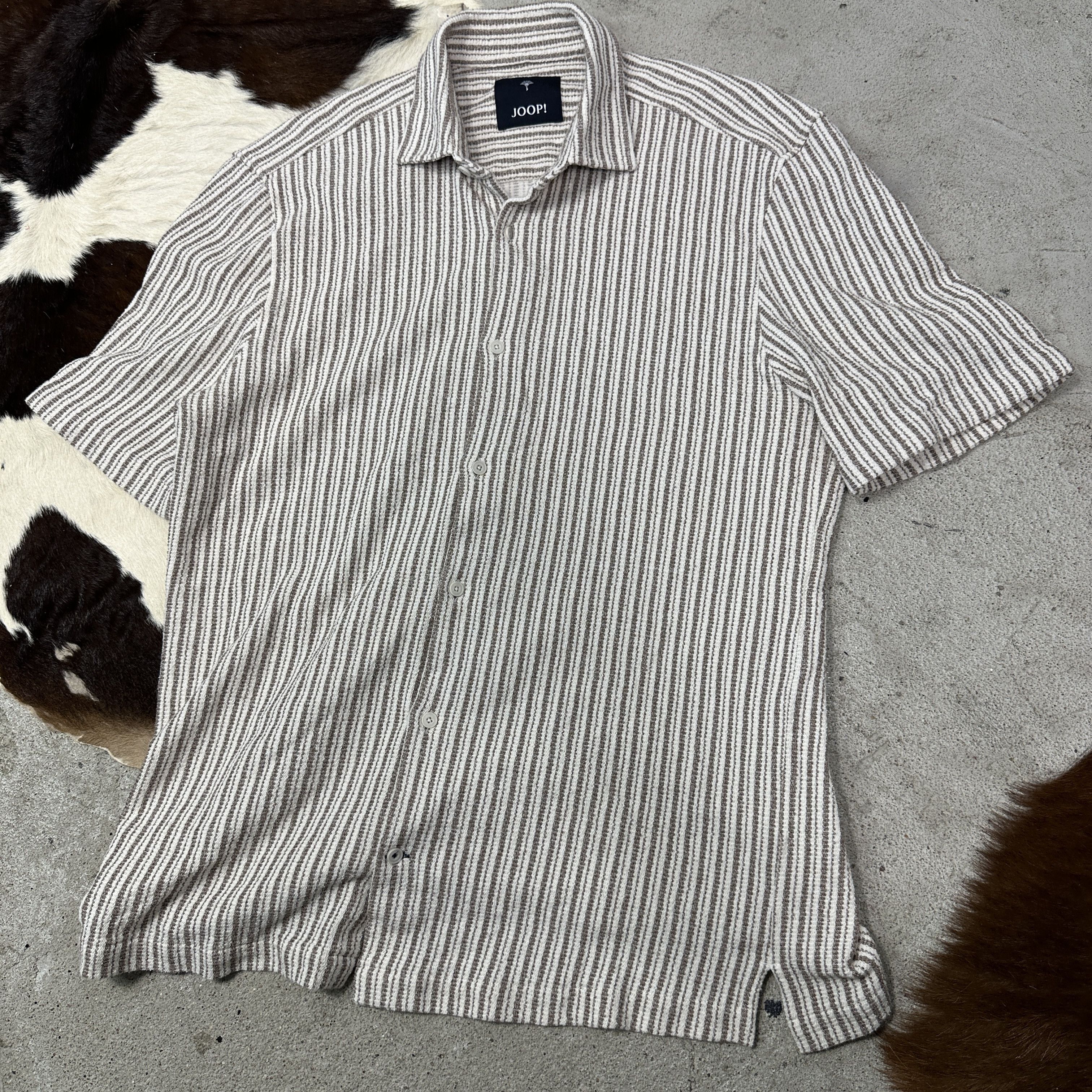 Joop! Vintage Streetwear Striped Joop! Knitted Shirt Y2K Size US L / EU 52-54 / 3 - 6 Thumbnail