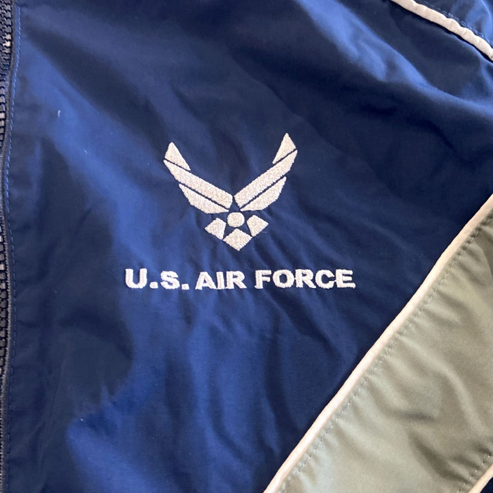 Vintage VINTAGE SKILCRAFT Jacket Hooded Bomber US Air Force Y2K Medium M Blue Embroidered Men Size US M / EU 48-50 / 2 - 2 Thumbnail