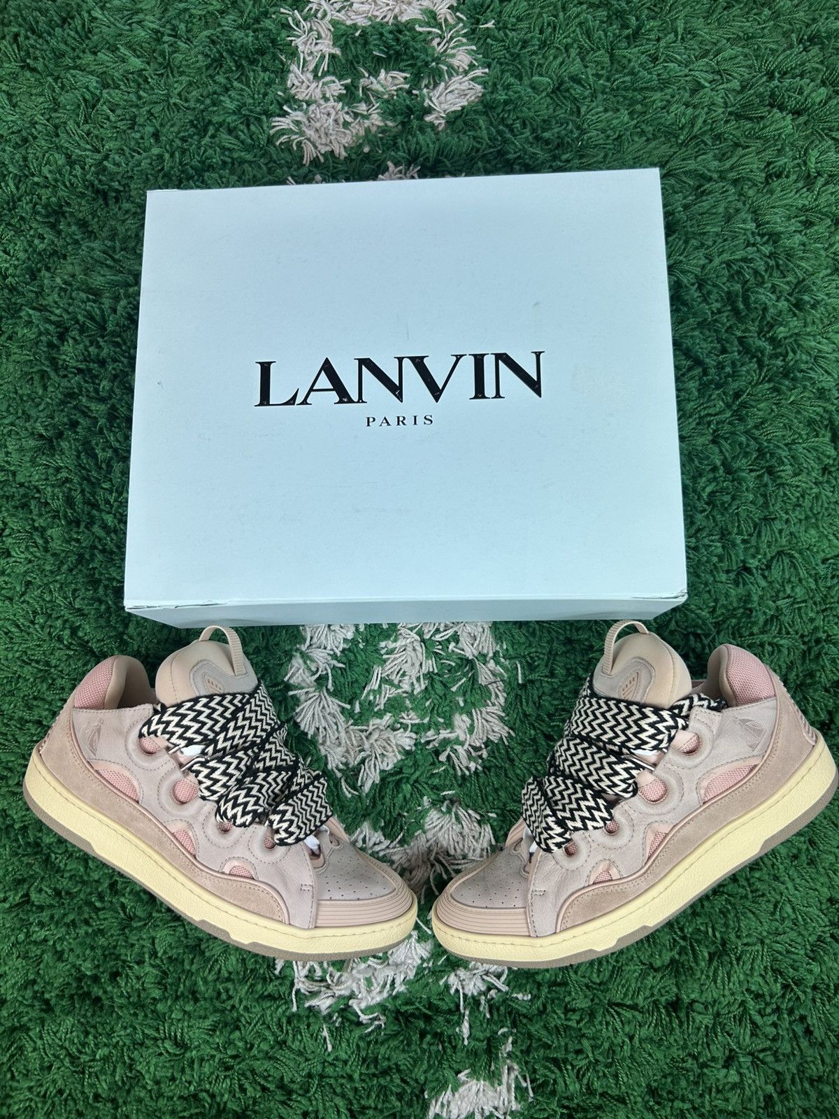 Lanvin Lanvin curb sneaker pink Size US 11 / EU 44 - 1 Thumbnail