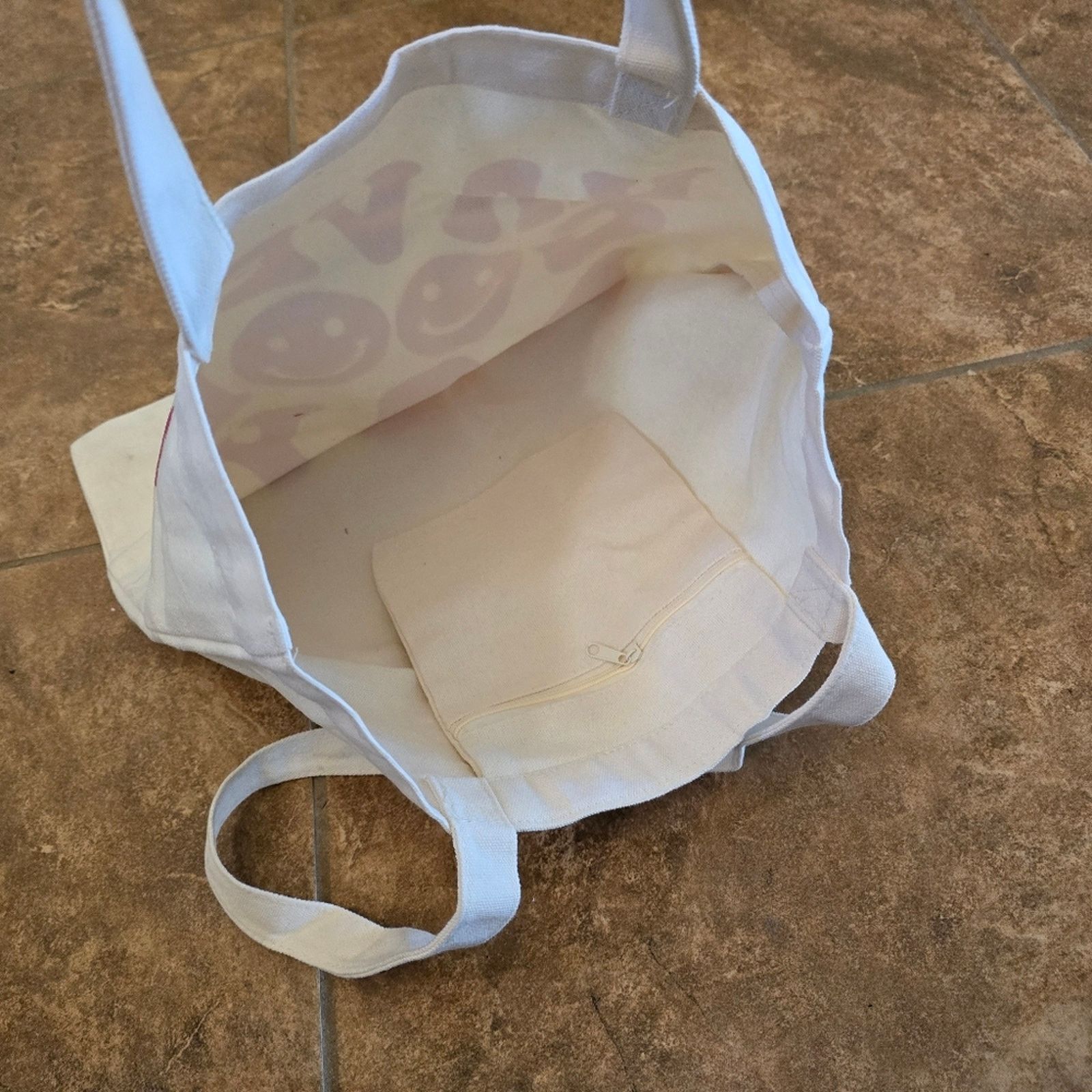 Other Beige Have A Good Day Tote Size ONE SIZE - 3 Thumbnail