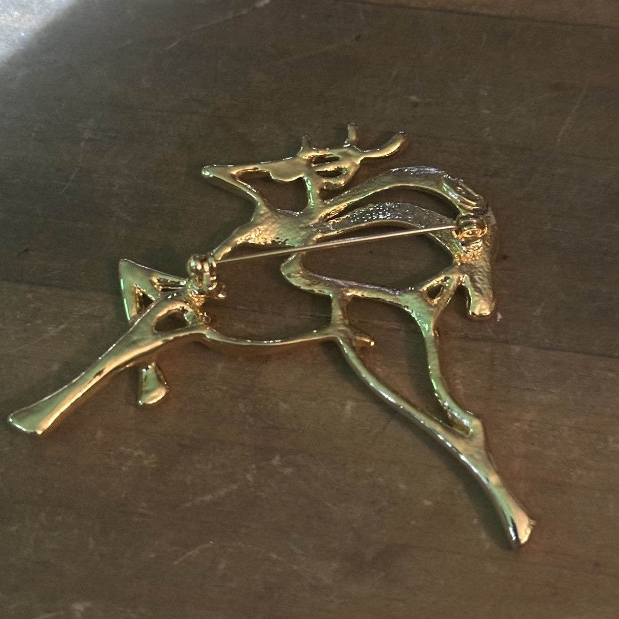 Vintage Vintage Danecraft leaping reindeer brooch Size ONE SIZE - 5 Thumbnail
