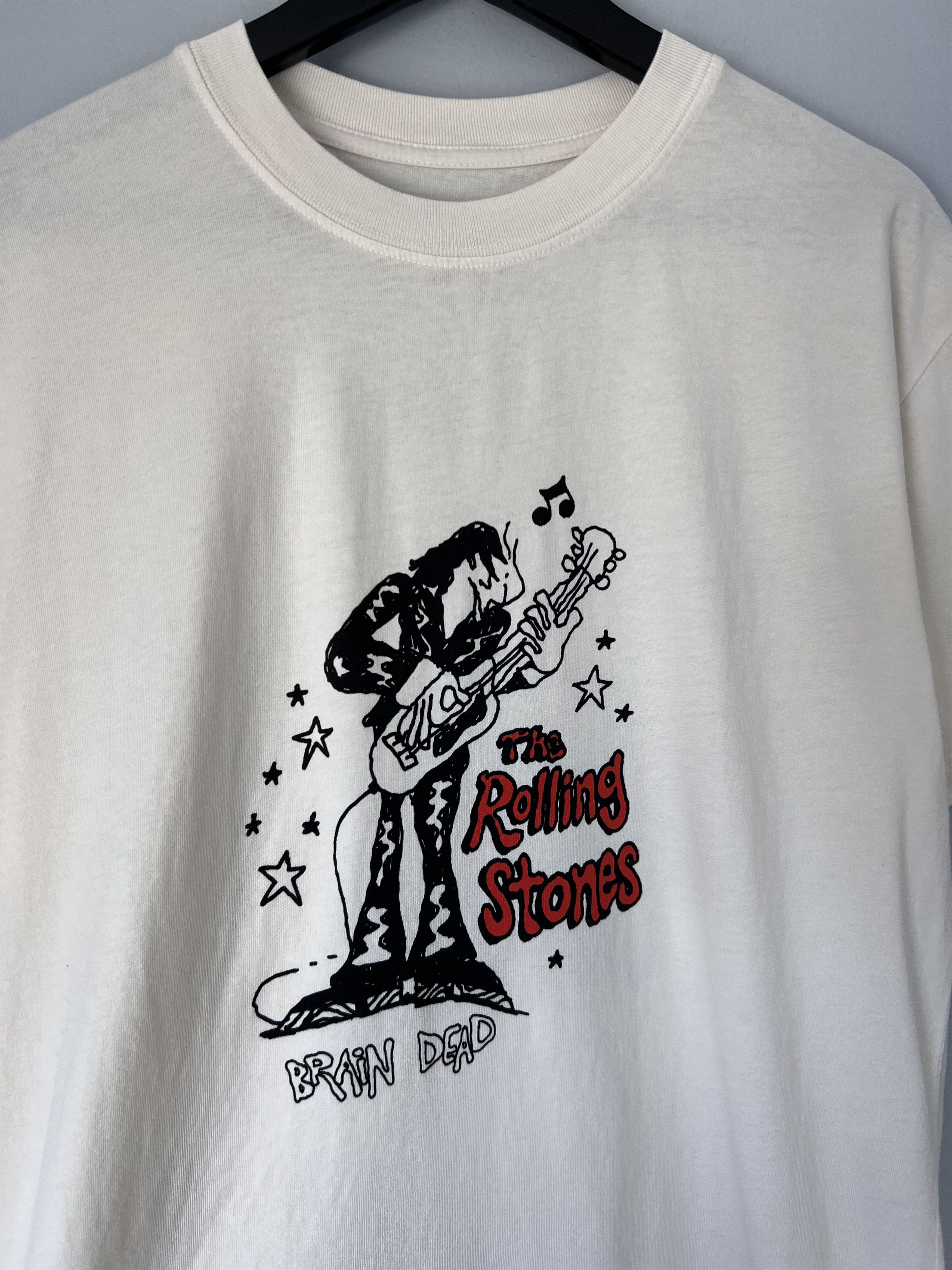 Brain Dead Brain Dead The Rolling Stones Satisfaction Tee in Cream Size US L / EU 52-54 / 3 - 2 Thumbnail