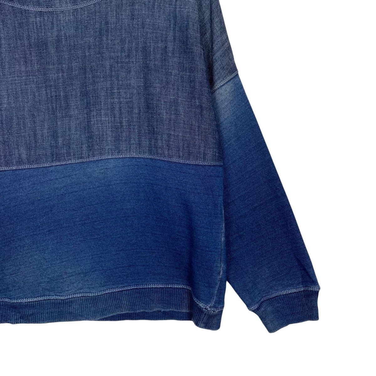 Diesel DIESEL Indigo Division Colorblock Sweatshirts #1756-C78 Size S / US 4 / IT 40 - 4 Thumbnail