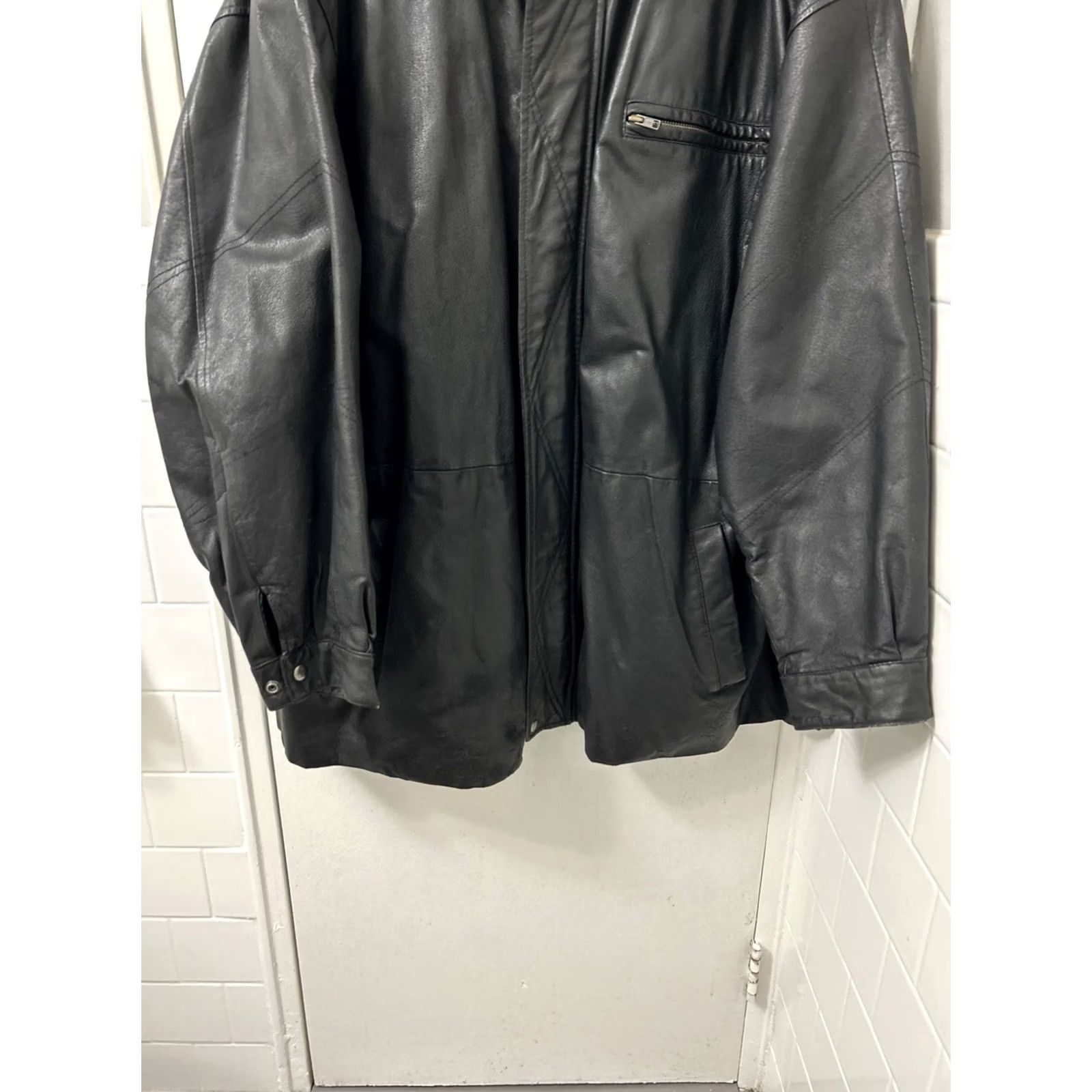 Vintage VINTAGE Wilsons Leather The Experts Jacket Womens 2XL Black Thinsulate Oversized Ful Size XXL / US 16-18 / IT 52-54 - 3 Thumbnail