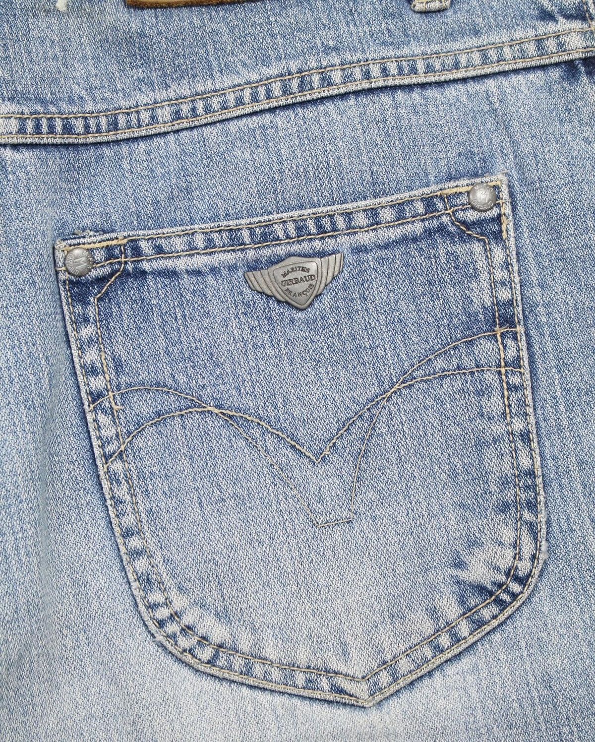 Marithe + Francois Girbaud 1980S MARITHE FRANCOIS GIRBAUD JEANS Size US 27 - 7 Thumbnail