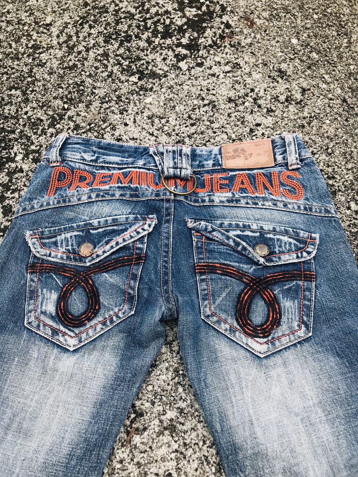 Other Vintage Spellout Premium Flared Jeans Size US 30 / EU 46 - 3 Thumbnail