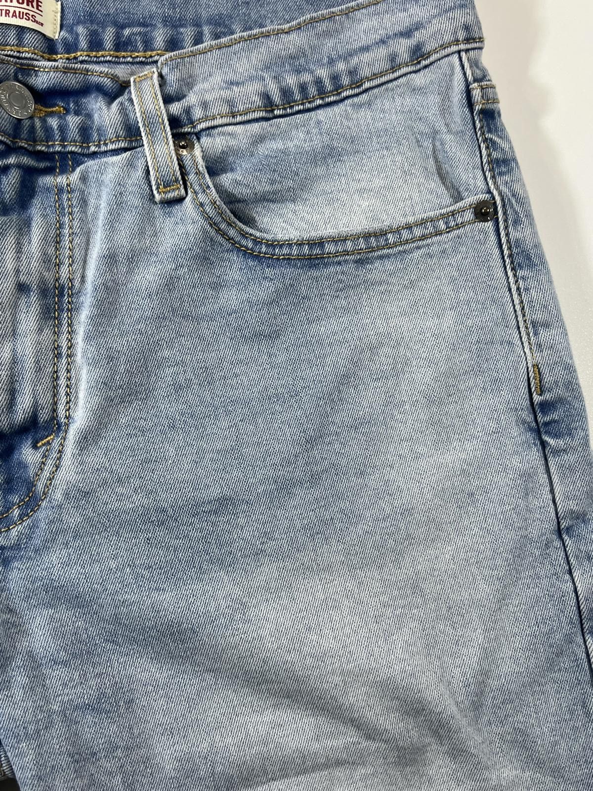 Other Signature Levi Strauss Light Blue Denim Shorts 32 Size US 32 / EU 48 - 2 Thumbnail