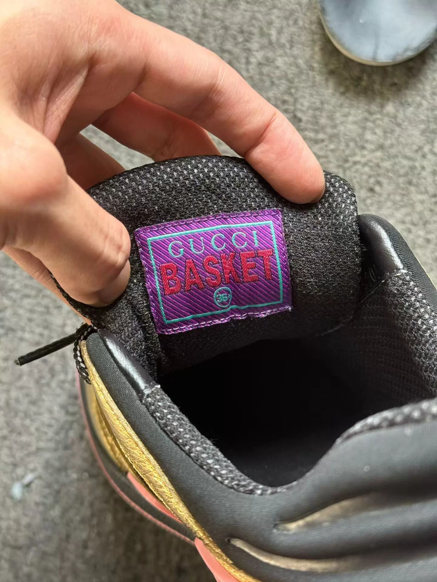 Gucci Gucci Basket Pink Gold 36.5 (Worn Once, Like New) Size US 5.5 / IT 35.5 - 8 Thumbnail