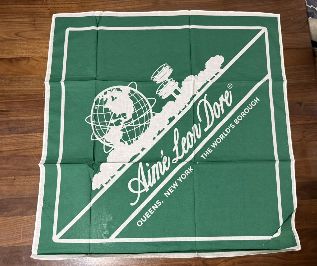 Aime Leon Dore Unisphere Logo Bandana Paisley | Grailed