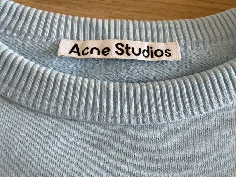 Acne Studios acne studios Blue sweatshirt Size US M / EU 48-50 / 2 - 2 Thumbnail