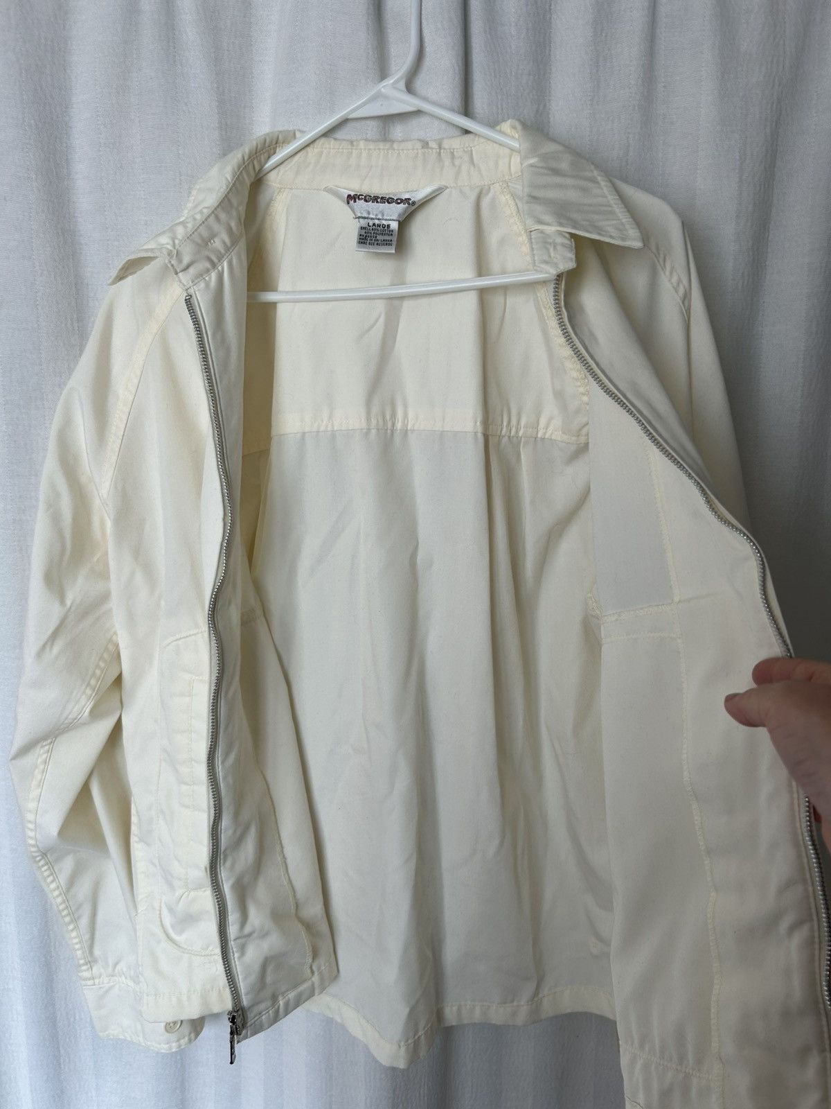 McGregor Jacket: lightweight mcgregor coach coat lg used Size US L / EU 52-54 / 3 - 4 Thumbnail