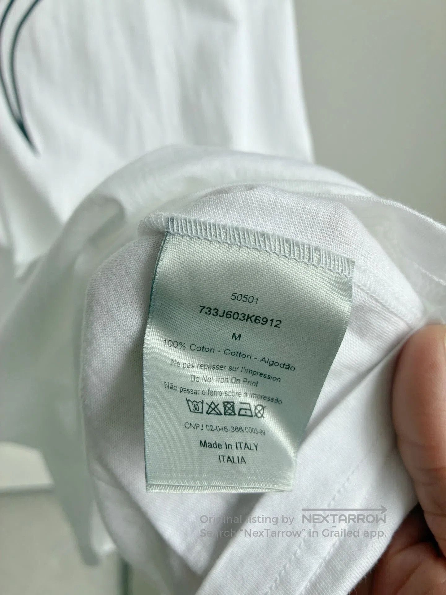Dior Dior White Short-Sleeve T-Shirt. Size US M / EU 48-50 / 2 - 4 Thumbnail