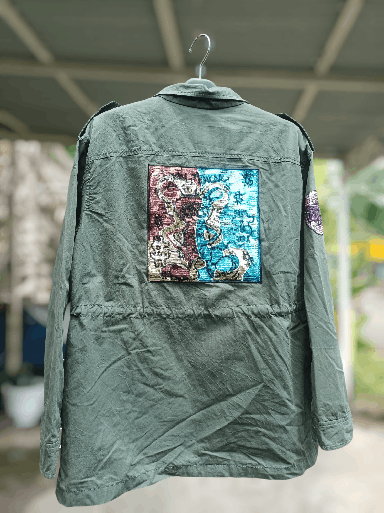 Designer × Japanese Brand × Keith Haring GGPX X KEITH HARING ANDY MOUSE Parka Jacket Size US M / EU 48-50 / 2 - 19 Thumbnail