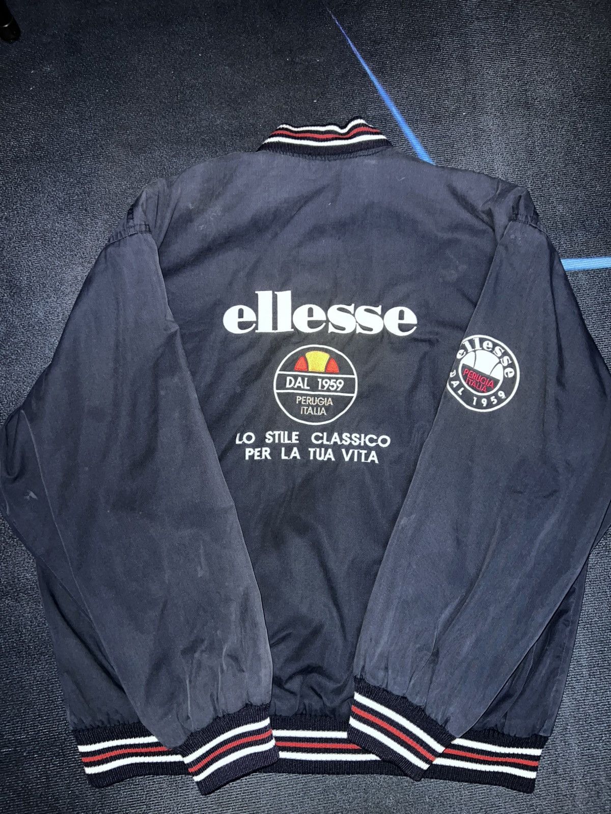 Ellesse Ellesse Vintage Bomber Jacket Size US M / EU 48-50 / 2 - 2 Thumbnail