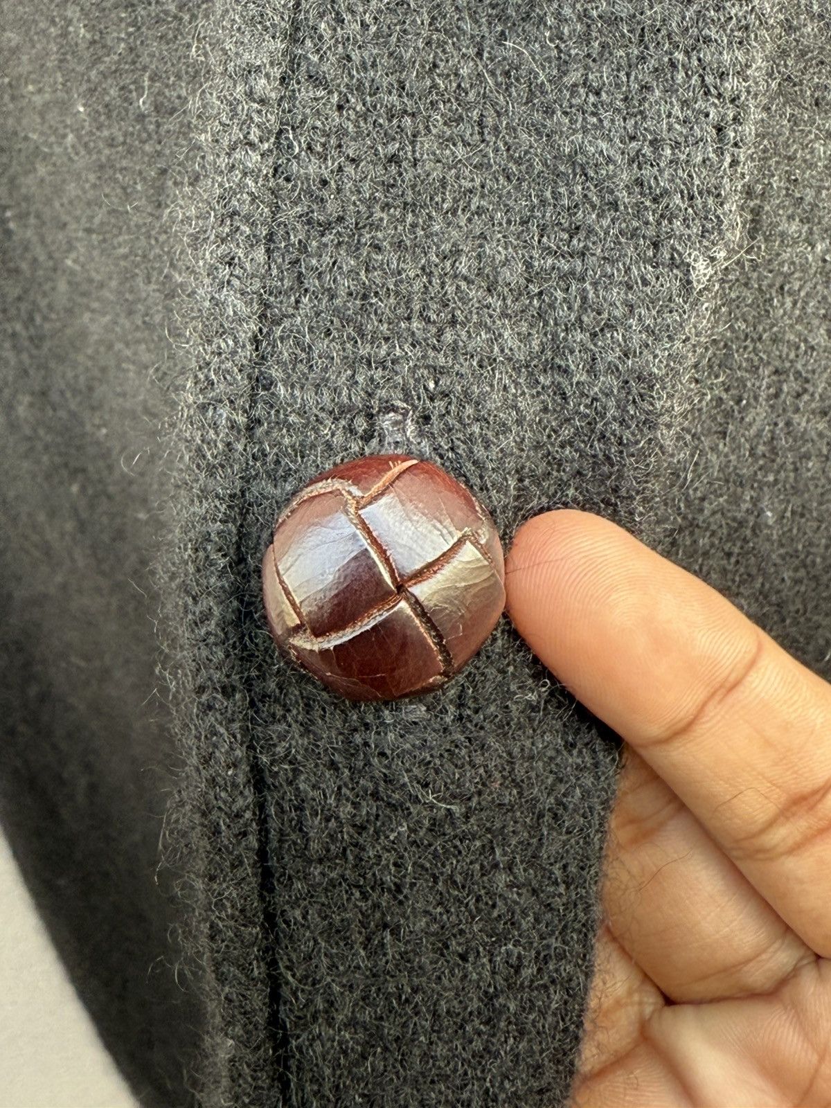 Issey Miyake × Sunao Kuwahara Sunao Kuwahara by ISSEY MIYAKE Wool Poncho Size ONE SIZE - 5 Thumbnail
