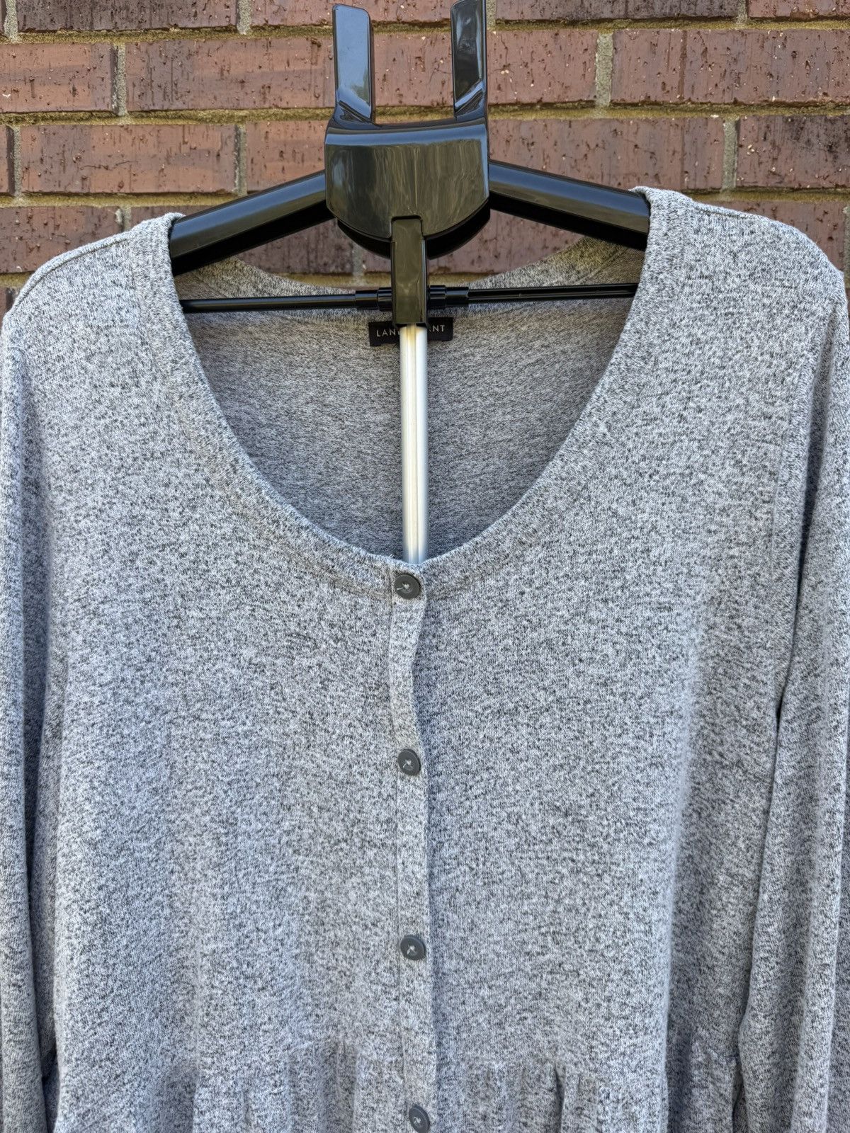 Other Lane Bryant Tiered Babydoll Top Scoop Neck Long Sleeve 22/24 Size 3XL / US 20-22 - 2 Thumbnail