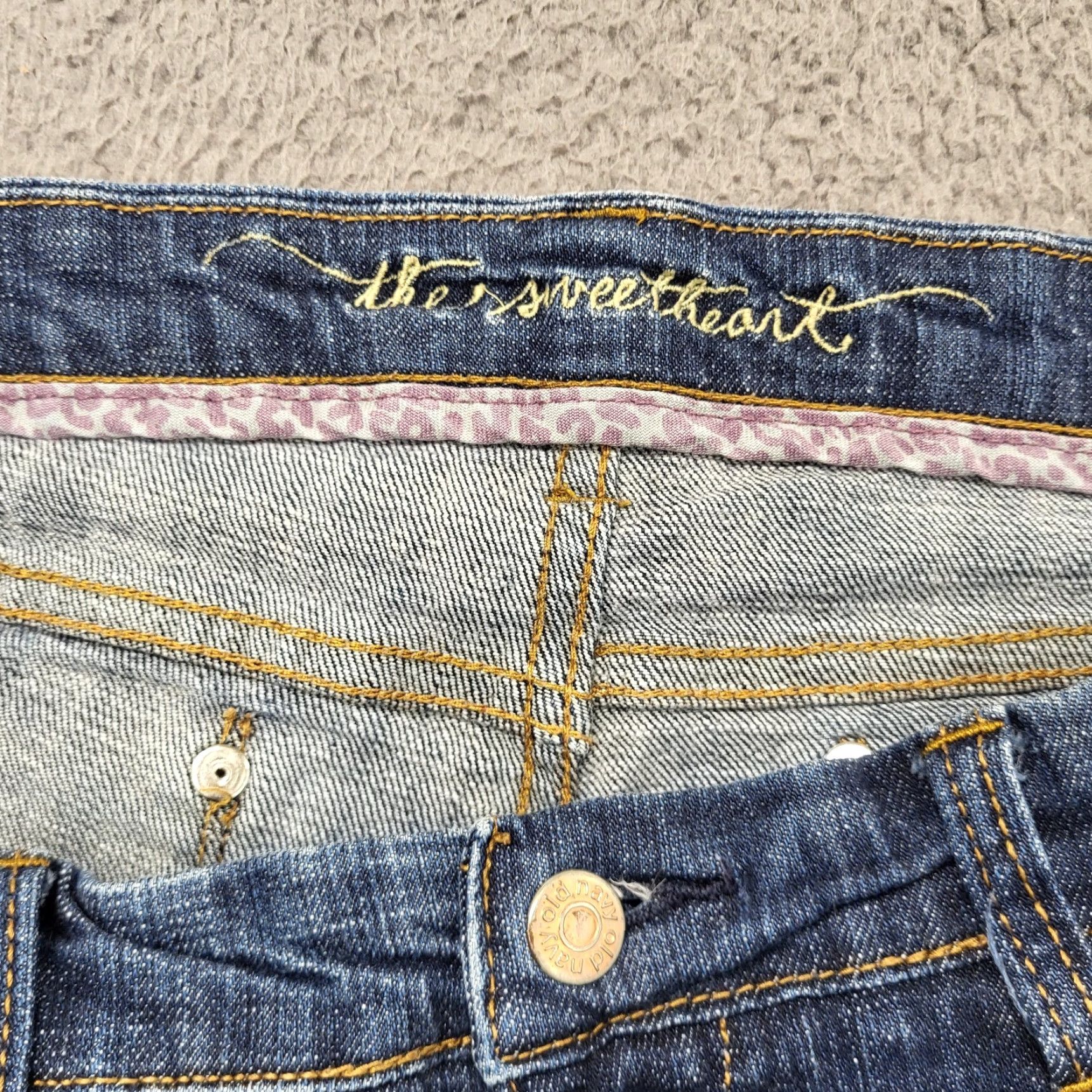 Old Navy Old Navy The Sweetheart Skinny Jeans Women Size 12 Dark Wash Blue Denim Size 34" / US 12 / IT 48 - 2 Thumbnail
