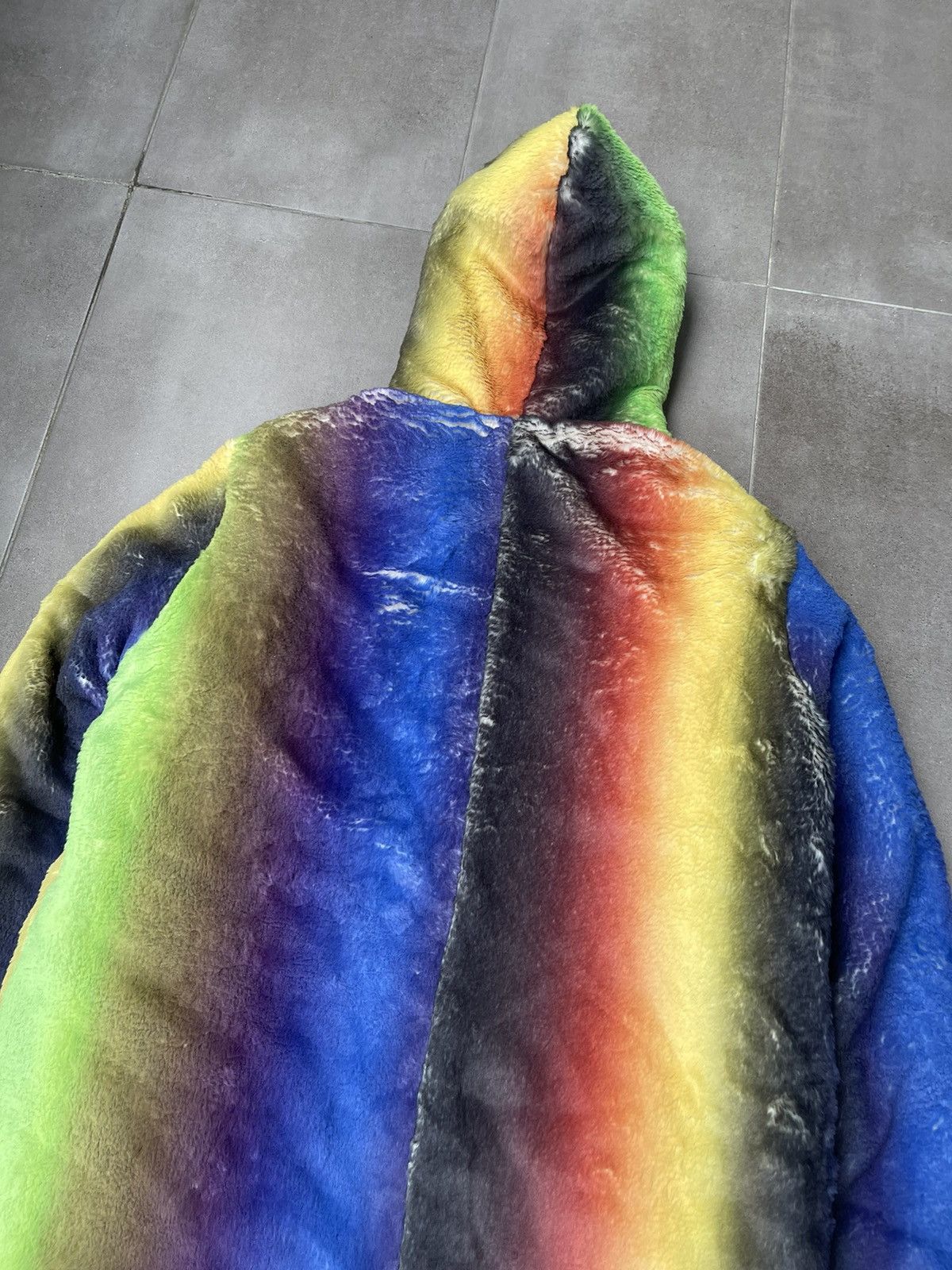 Other UK !DS! SS23 AGR Gradient Faux Fur Jacket Size US M / EU 48-50 / 2 - 16 Thumbnail