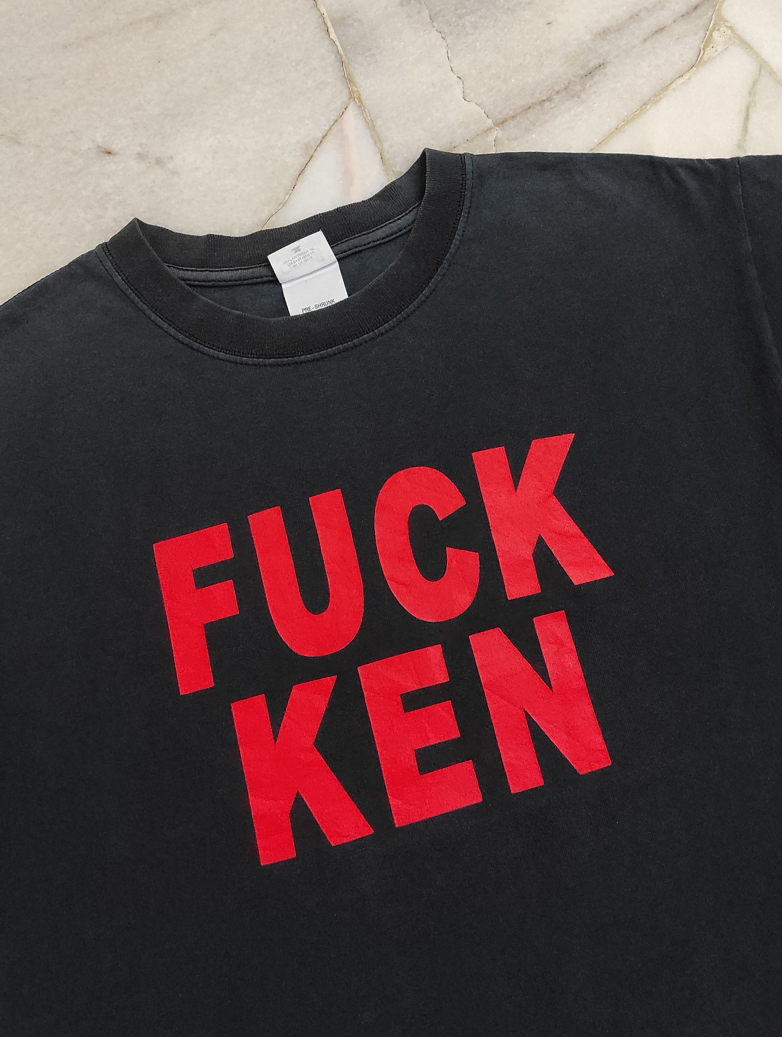 Band Tees Vintage 2003 PIZZA OF DEATH FUCK KEN Promo TEE Size US M / EU 48-50 / 2 - 6 Thumbnail