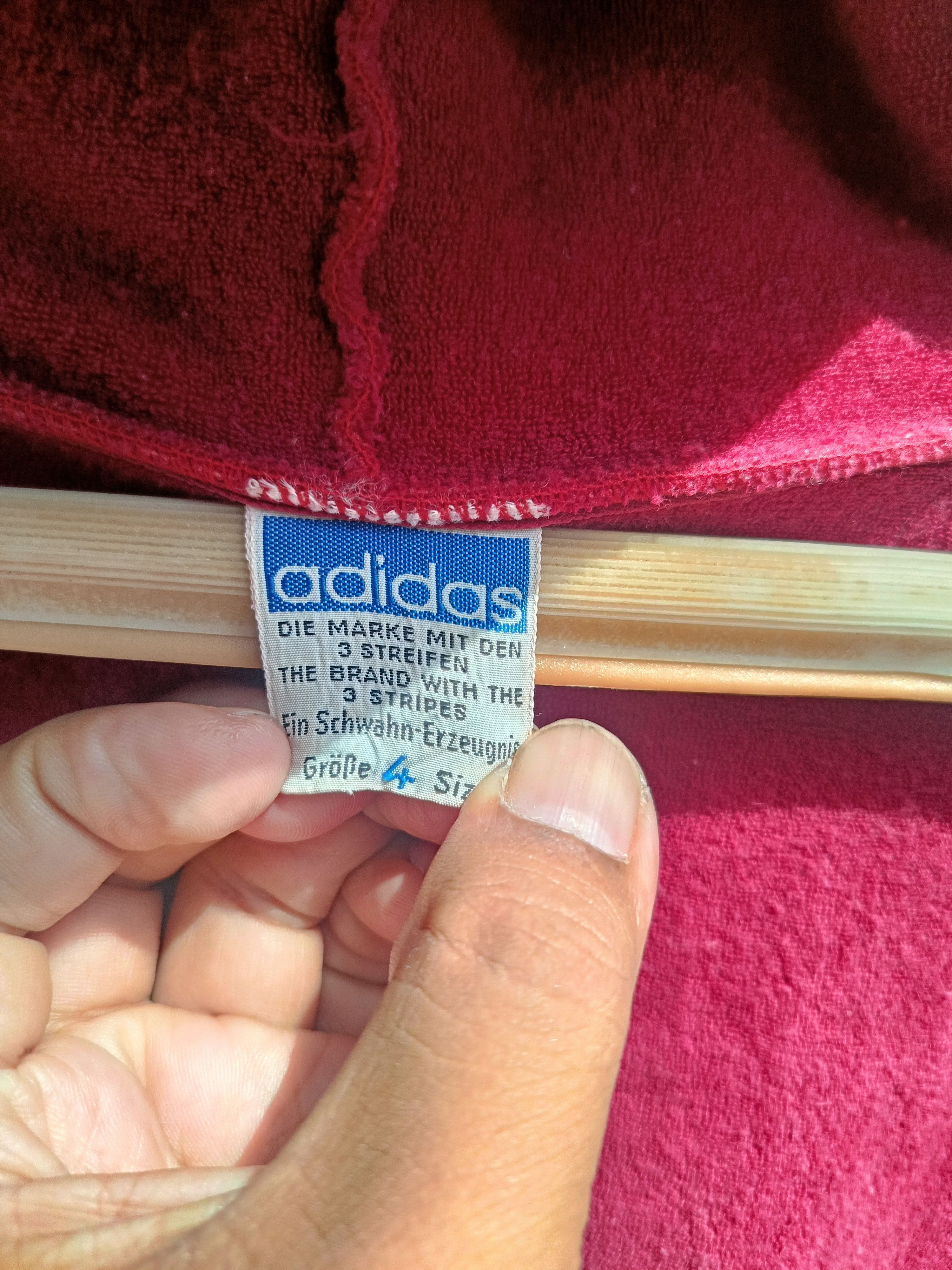 Adidas Vintage 60's Adidas Sweater Hoodie Zip Up Opti Zipper Size US M / EU 48-50 / 2 - 10 Thumbnail