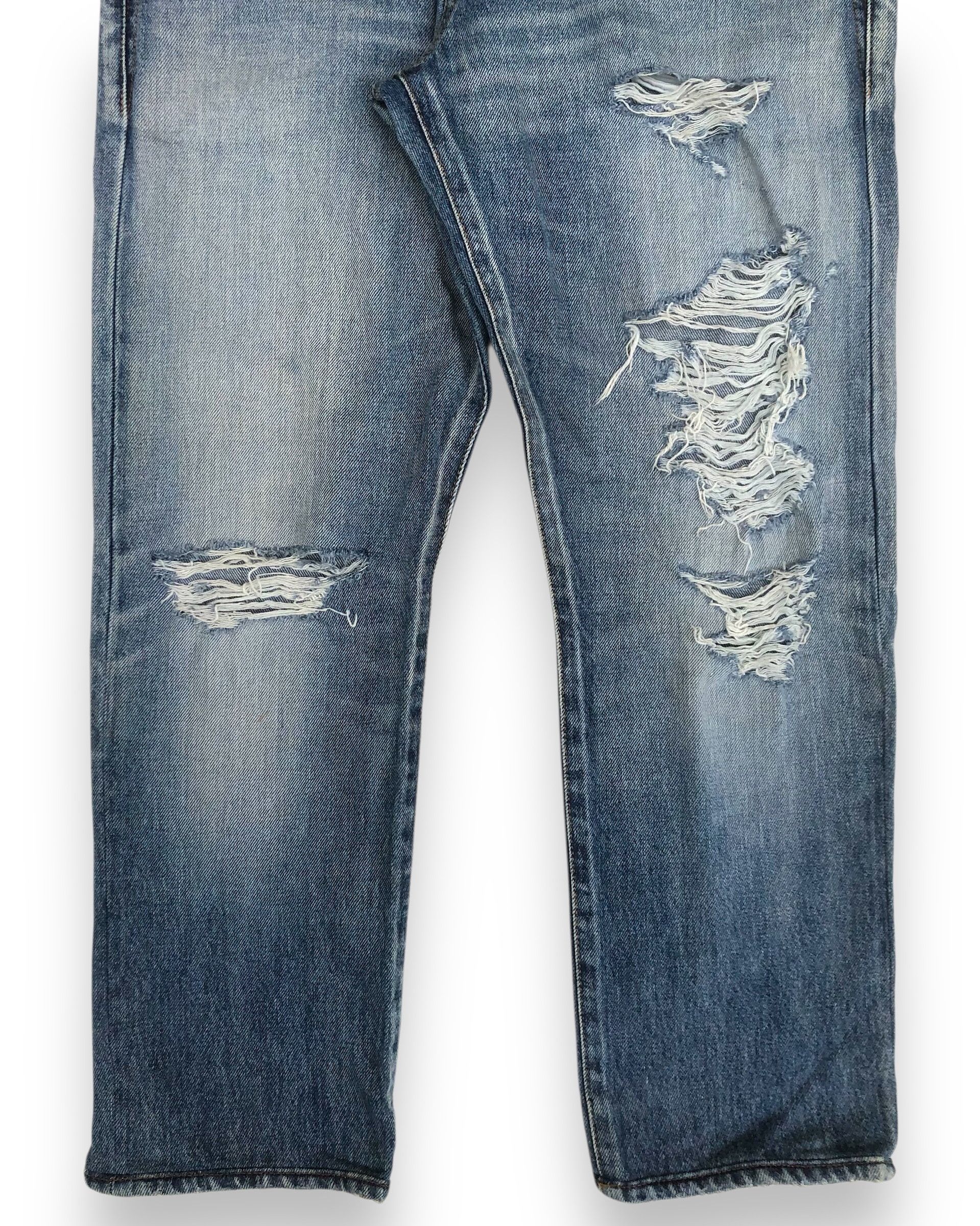 Saint Laurent Paris 2018 Saint Laurent Paris Crash Tapered Jeans Size US 32 / EU 48 - 3 Thumbnail