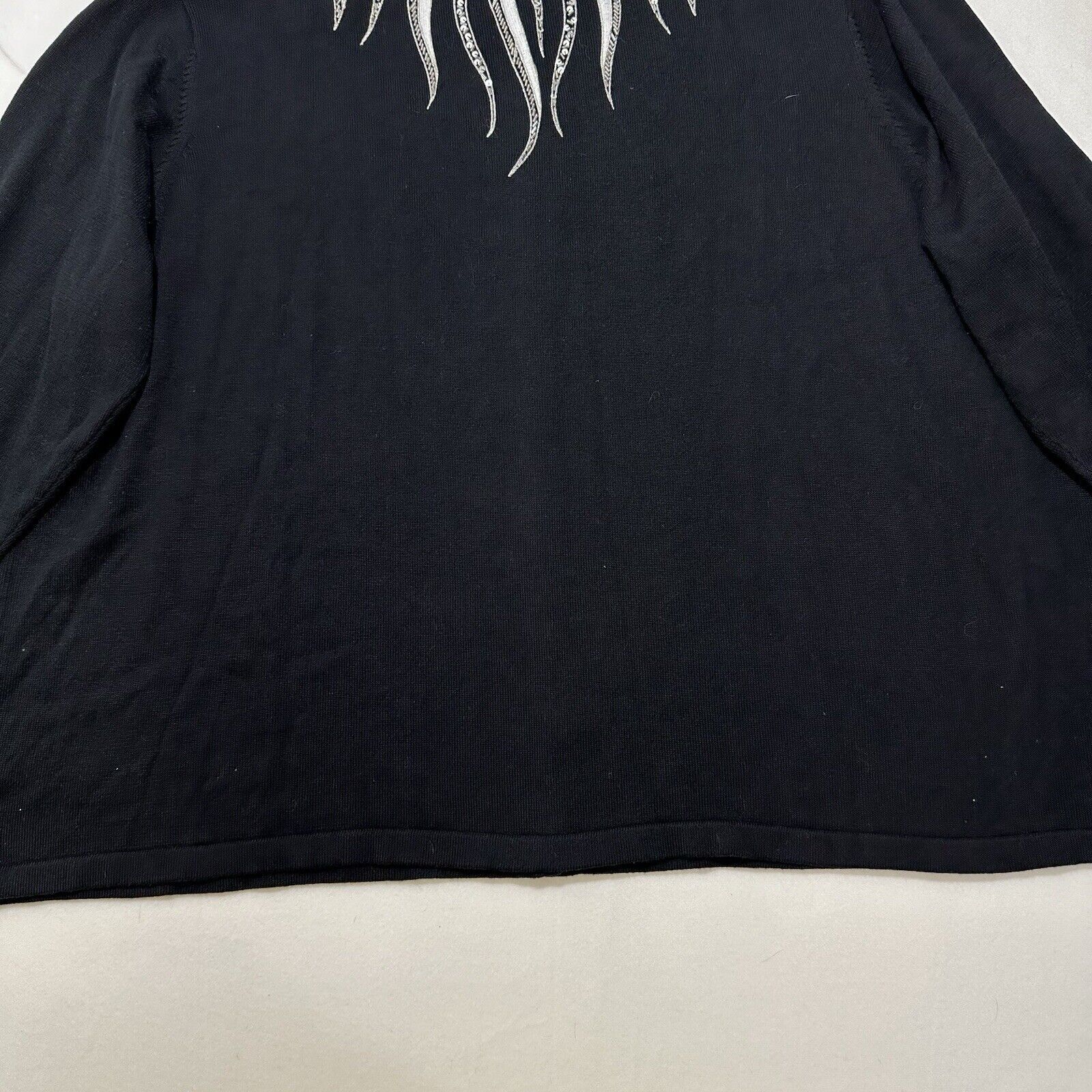Bob Mackie Bob Mackie Wearable Art 3X Button Front Cardigan Sweater Size 3XL / US 20-22 - 12 Thumbnail