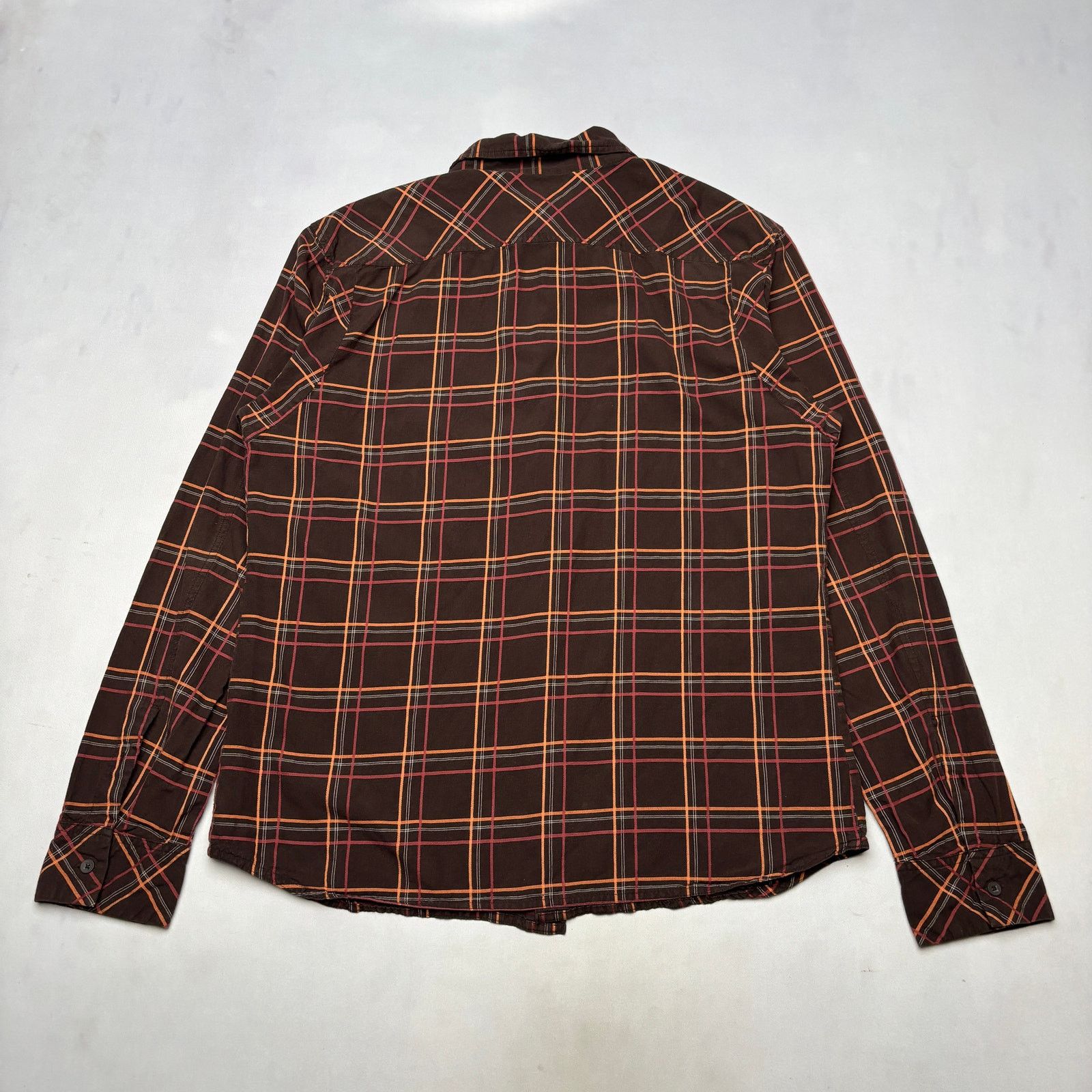 Diesel Vintage Diesel Embroidered Plaid Button Up Shirt Men's 2XL Size US XXL / EU 58 / 5 - 4 Thumbnail
