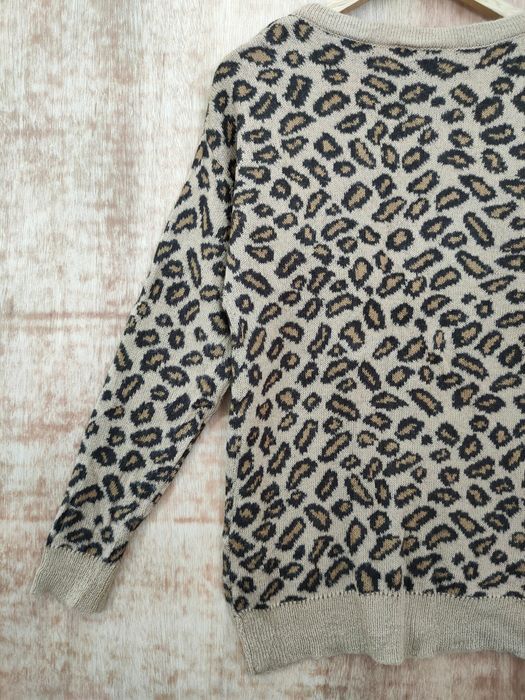 Aran Isles Knitwear Hyphen leopard cardigan mohair like number nine #46-193DLA Size US M / EU 48-50 / 2 - 10 Thumbnail