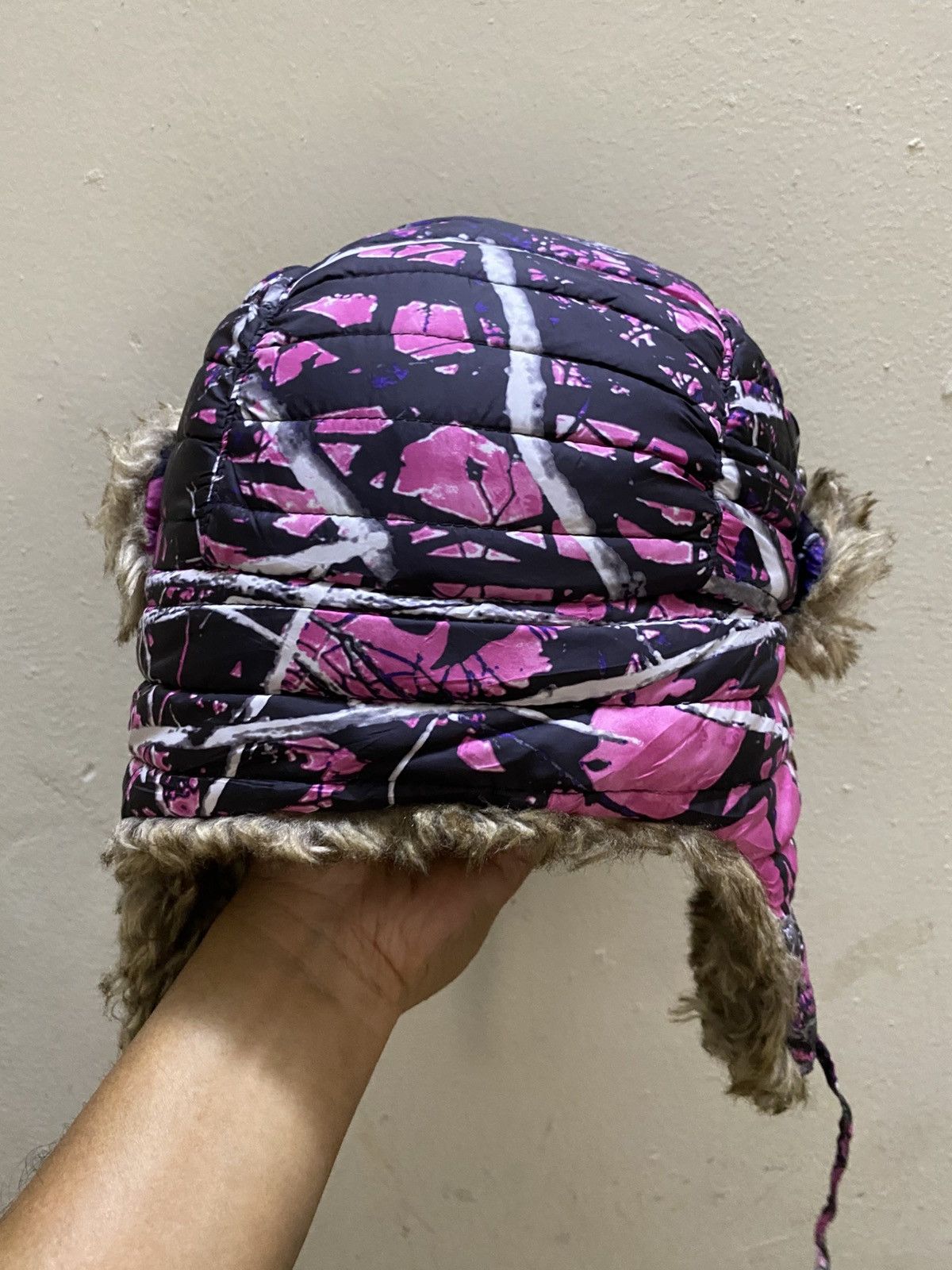 Vintage Trapper Hat Winter Camo Snow 3M Thinsulate Size ONE SIZE - 3 Thumbnail