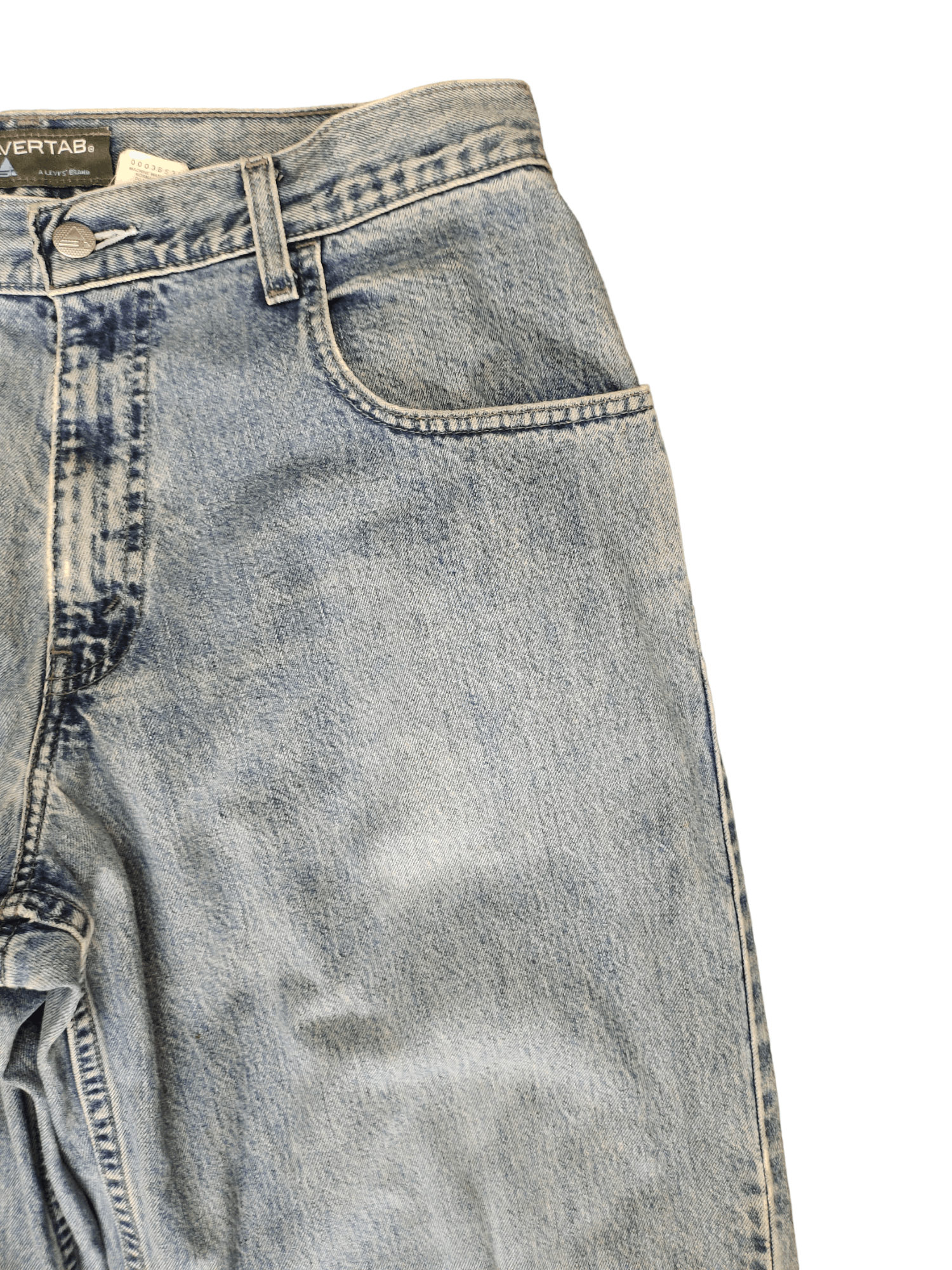 Levi's Vintage Clothing Baggy Jeans 90s Levis Silvertab Wide leg Denim Baggy Fit Size US 33 - 6 Thumbnail