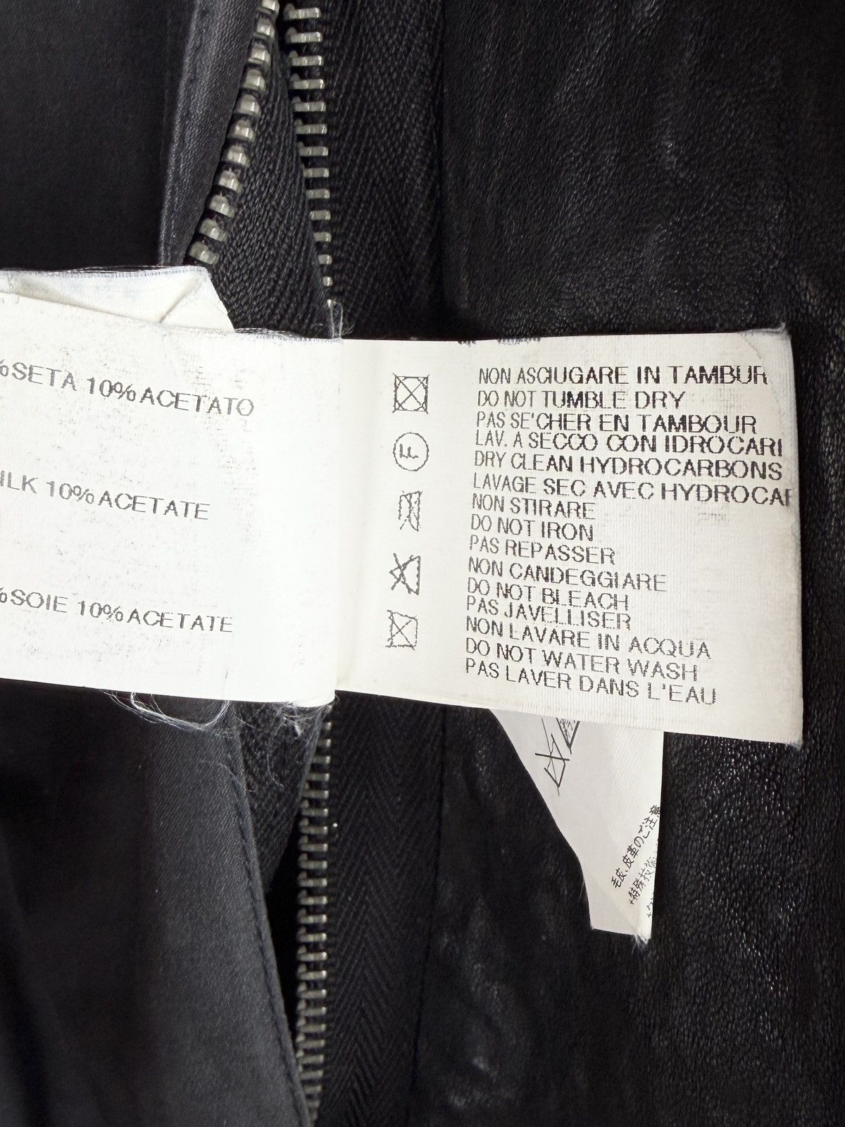 Rick Owens FW09 Rick Owens Crust Hammered Lamb Stooges Leather Jacket Size US S / EU 44-46 / 1 - 18 Thumbnail