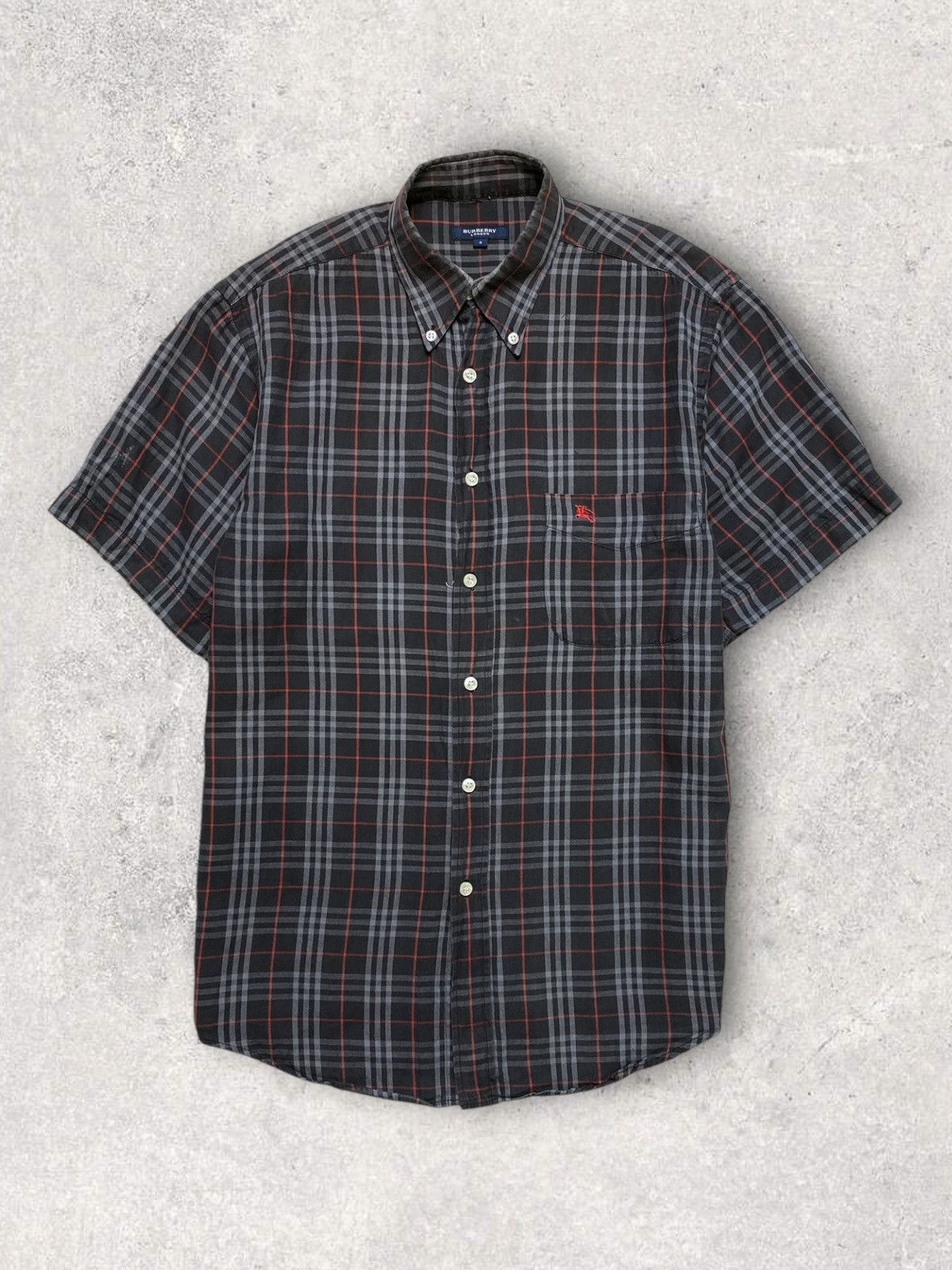 Burberry × Designer × Vintage Burberry grey checkered shirt nova check vintage Y2K luxury Size US S / EU 44-46 / 1 - 1 Thumbnail